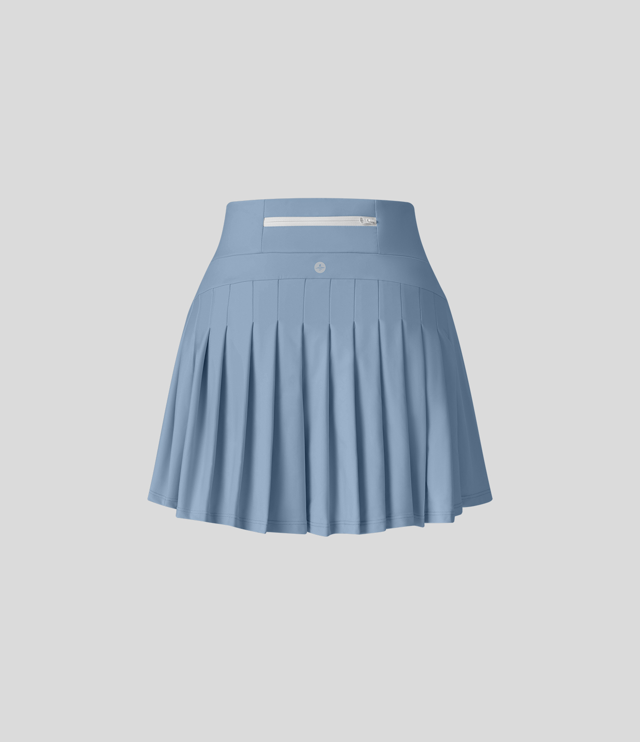Halara Everyday Cloudfulв„ў Air Fabric 2-in-1 Back Pocket Pleated Cool Touch Tennis Skirt  - Bel Air Blue - M midi skirt a line skirt 