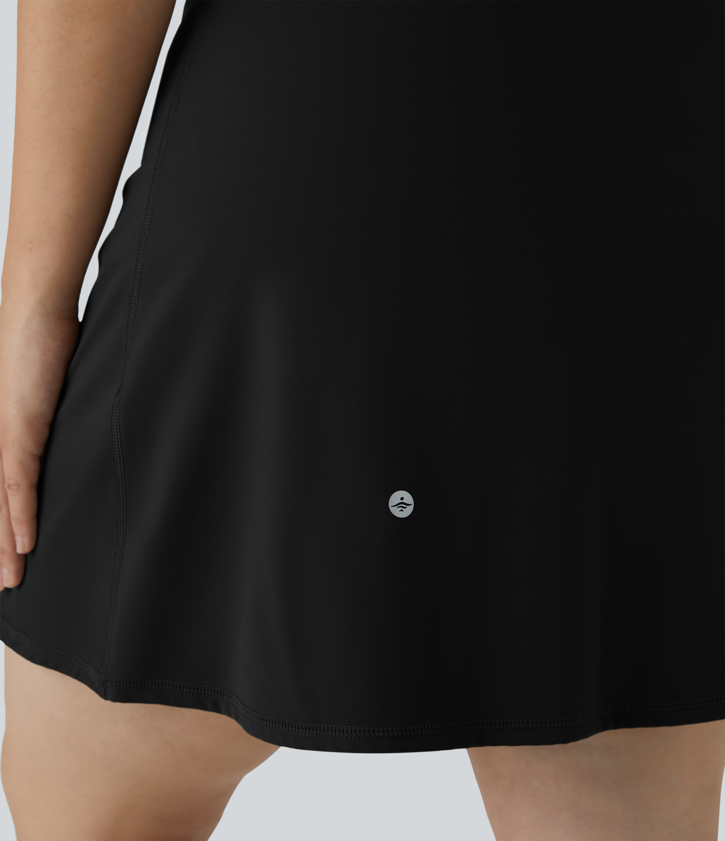 Halara Everyday Cloudfulв„ў Fabric Plus Size Dress-Wannabe  - Black - 4X 