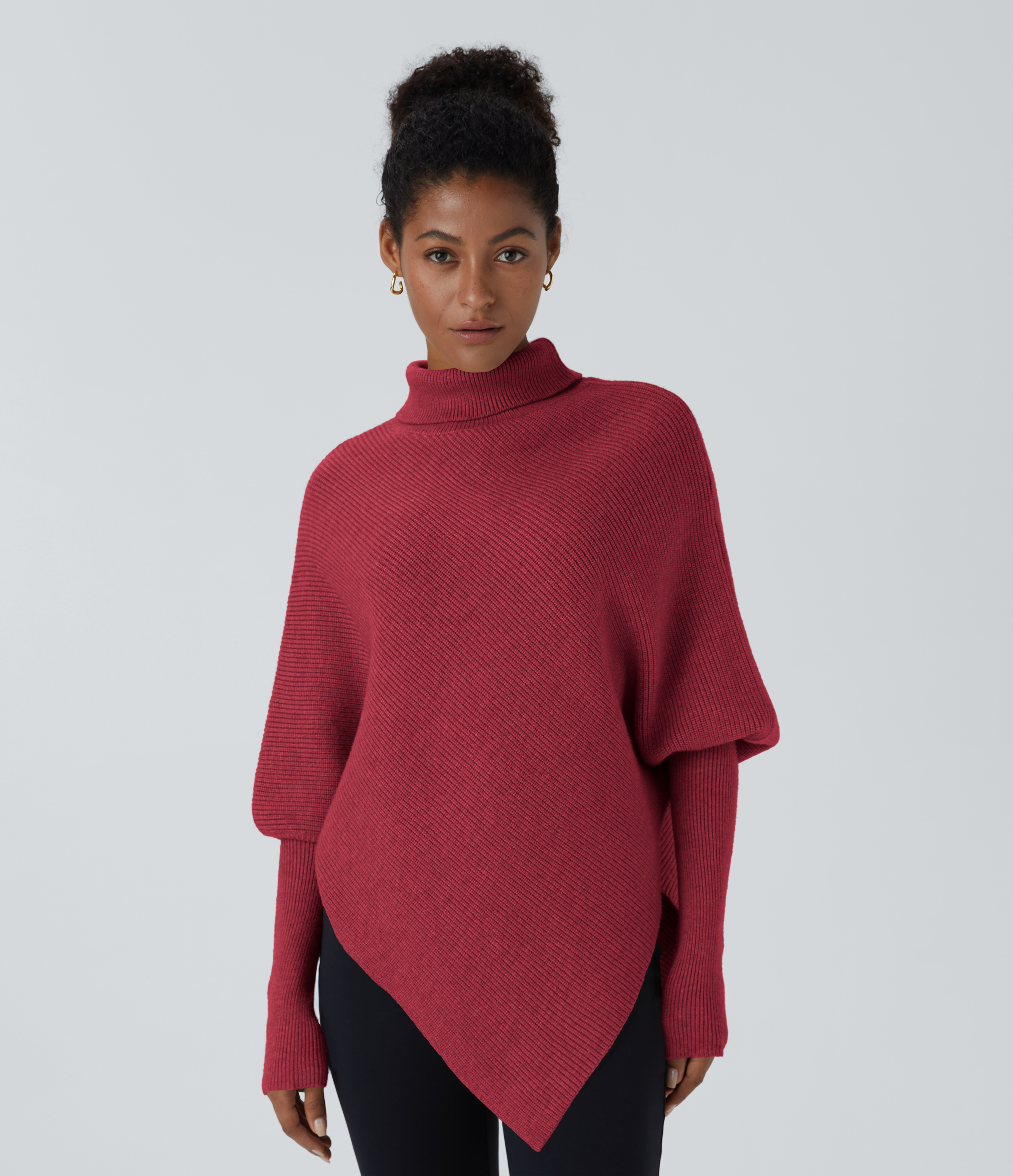ニット/セーター TODAYFUL - aluna  Asymmetry high neck knit TODAYFUL - aluna Asymmetry high neck knitの通販 by a.m