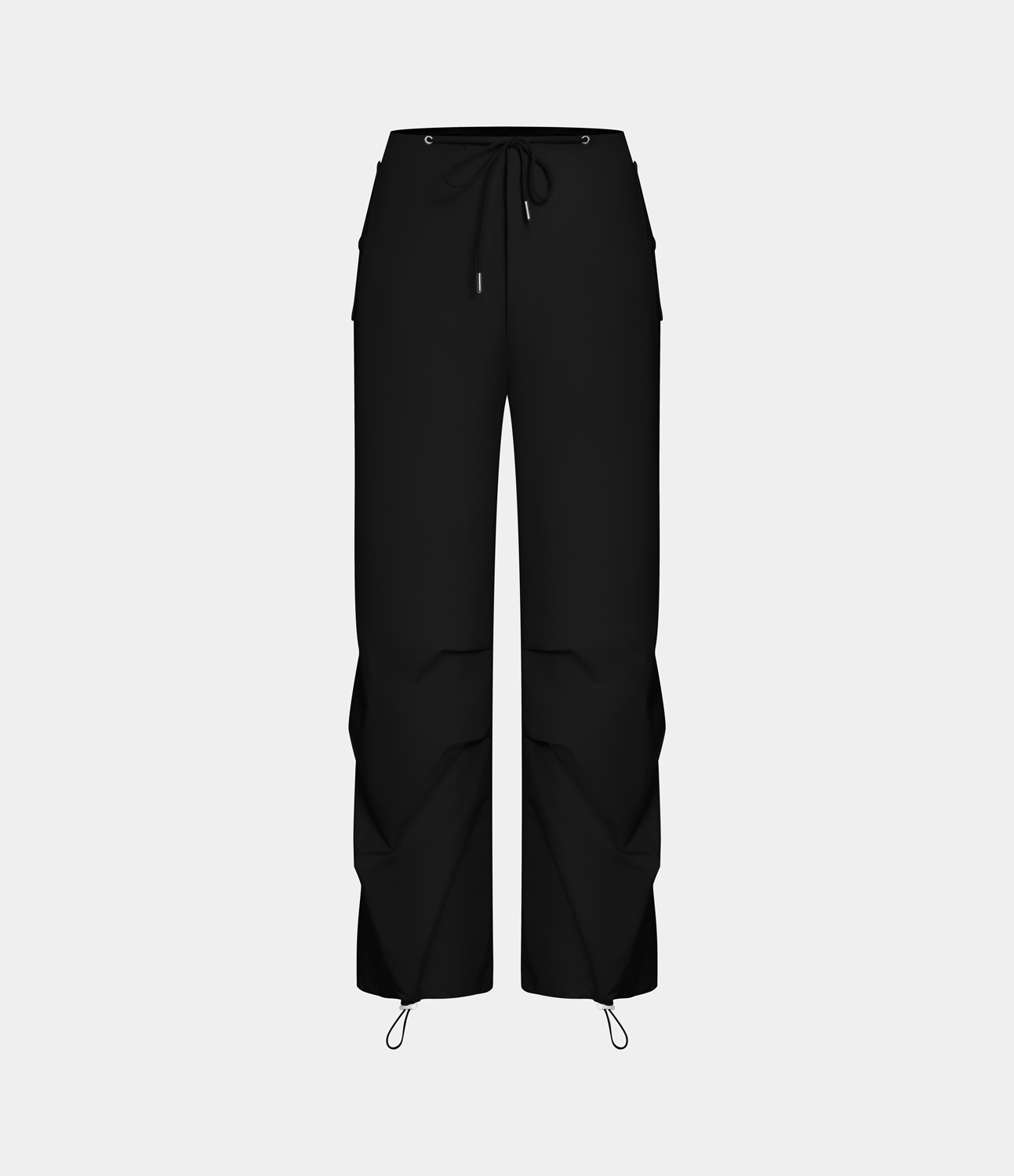 Halara Mid Rise Drawstring Multiple Pockets Casual Cargo Joggers  - Black - XL 