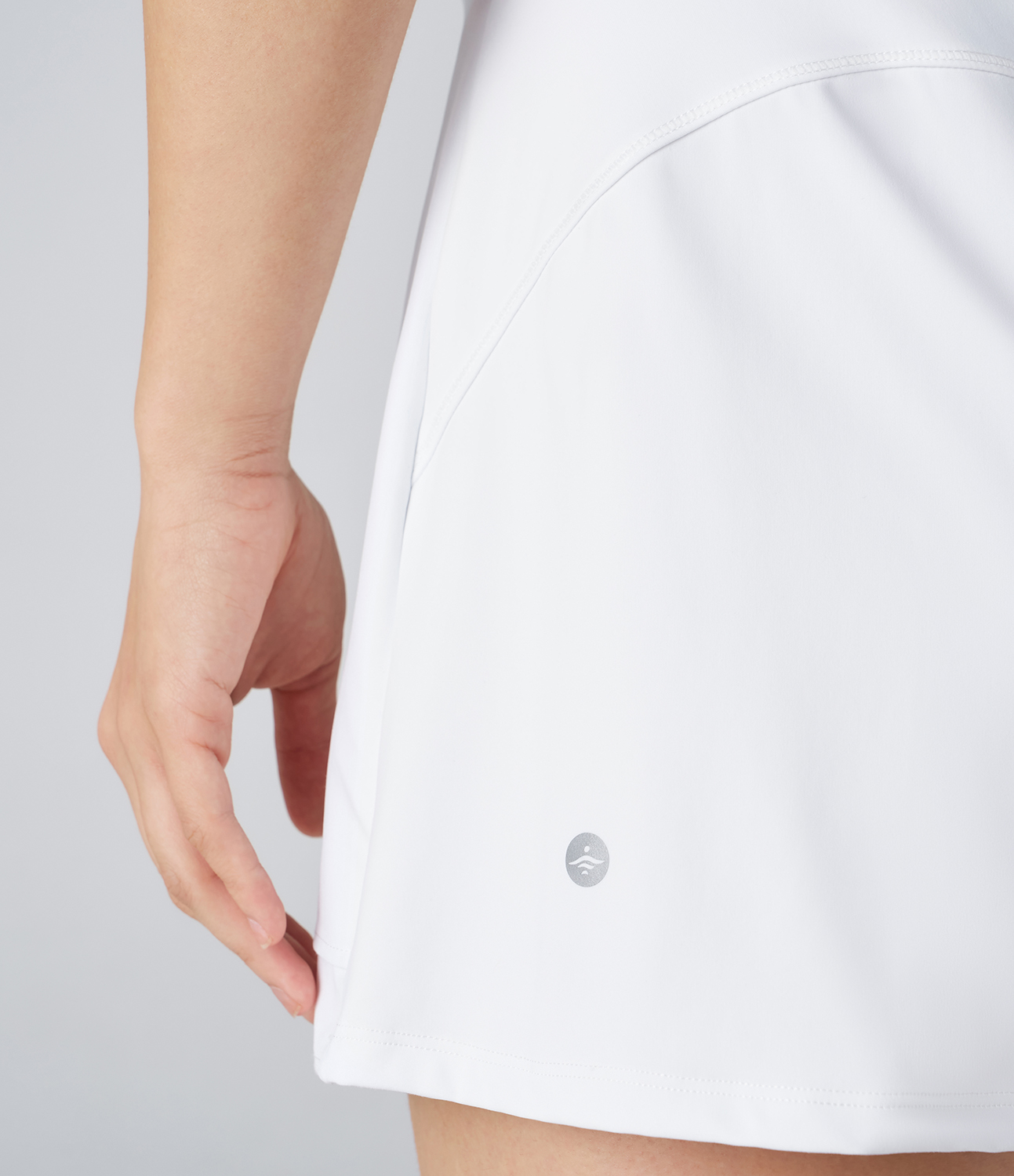 Halara Breezefulв„ў High Waisted Adjustable Strap Pleated Mini Quick Dry Tennis Skort  - White - S(regular) midi skirt a line skirt 