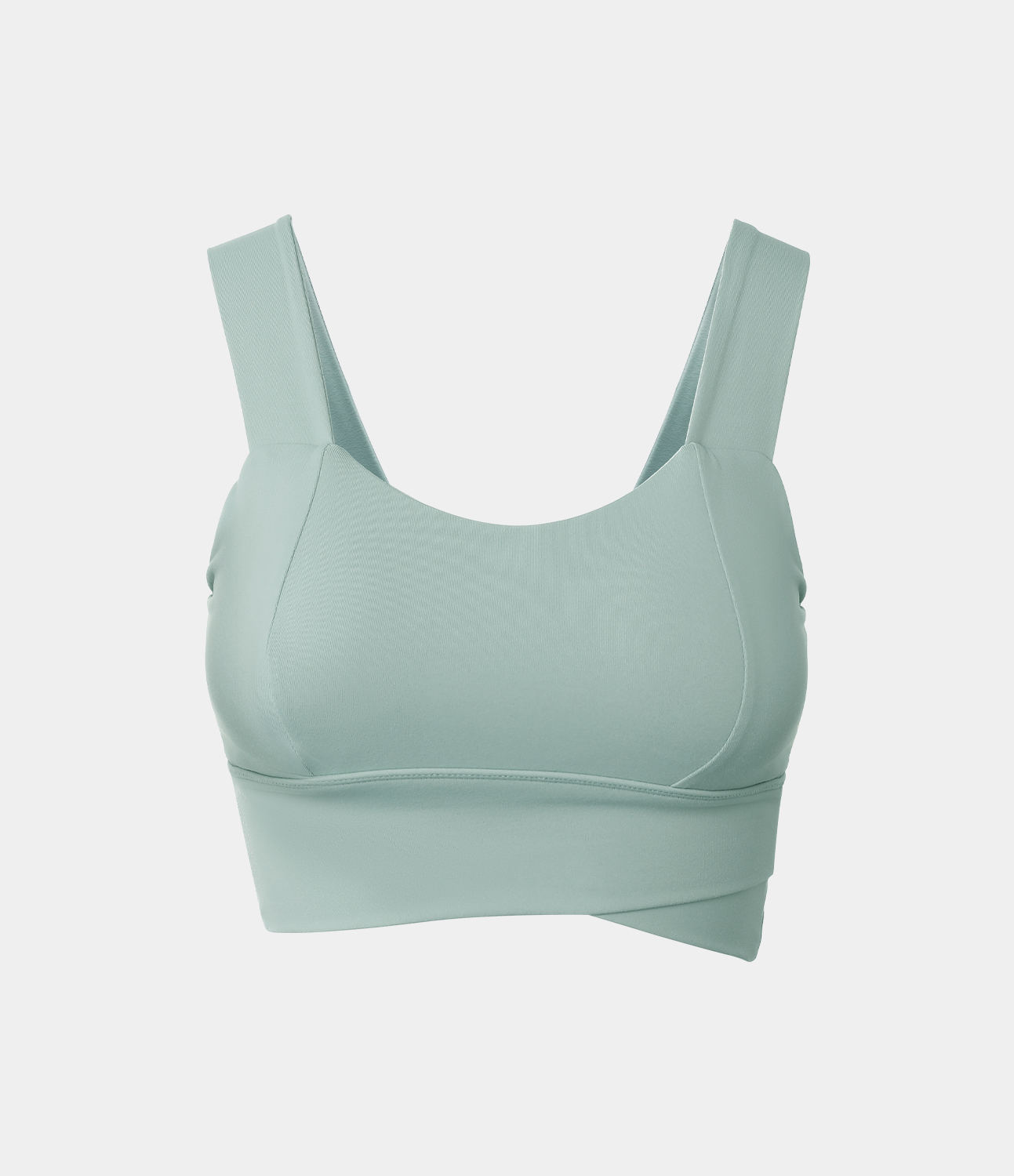 Low Support Solid Longline Yoga Sports Bra