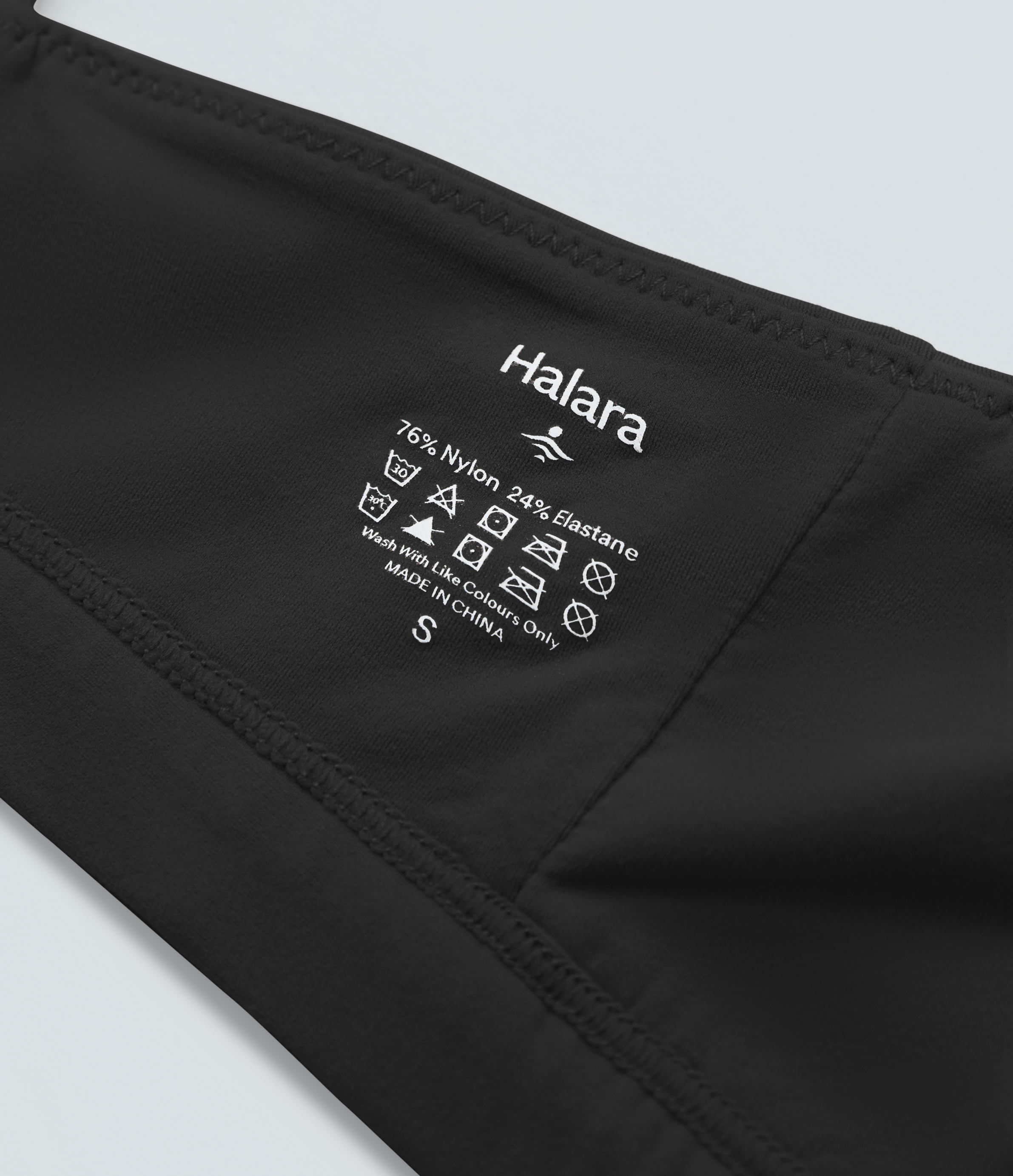 Halara High Stretch Skin Friendly U Neck Adjustable Strap Backless Lounge Underwear Bra  - Black - S 