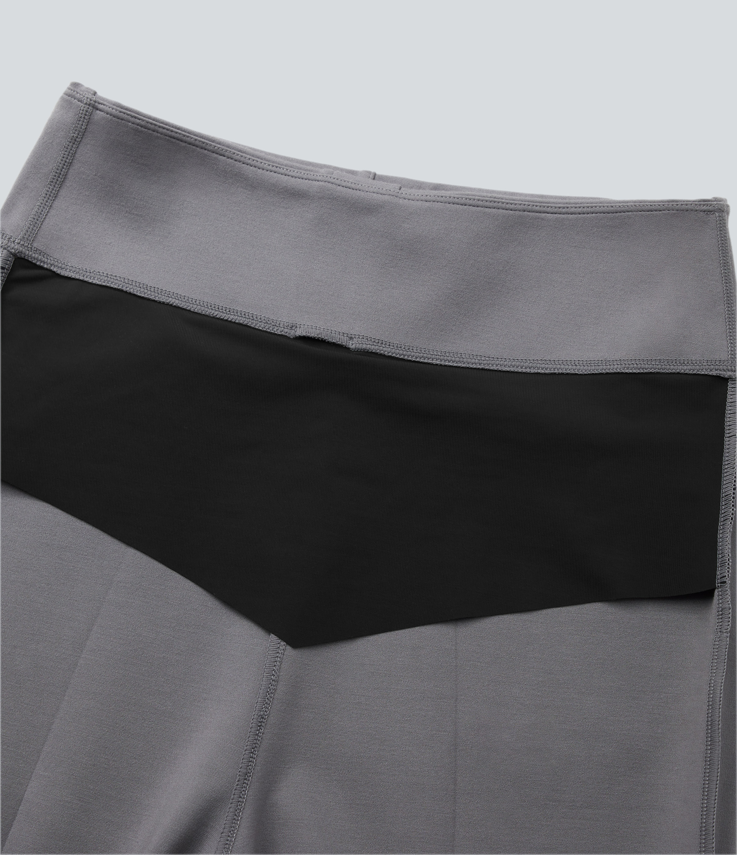 Halara Halara Flexв„ў High Waisted Tummy Control Back Side Pocket Cropped Slight Flare Work Pants  - Putty Gray - XL(regular) sweatpants 