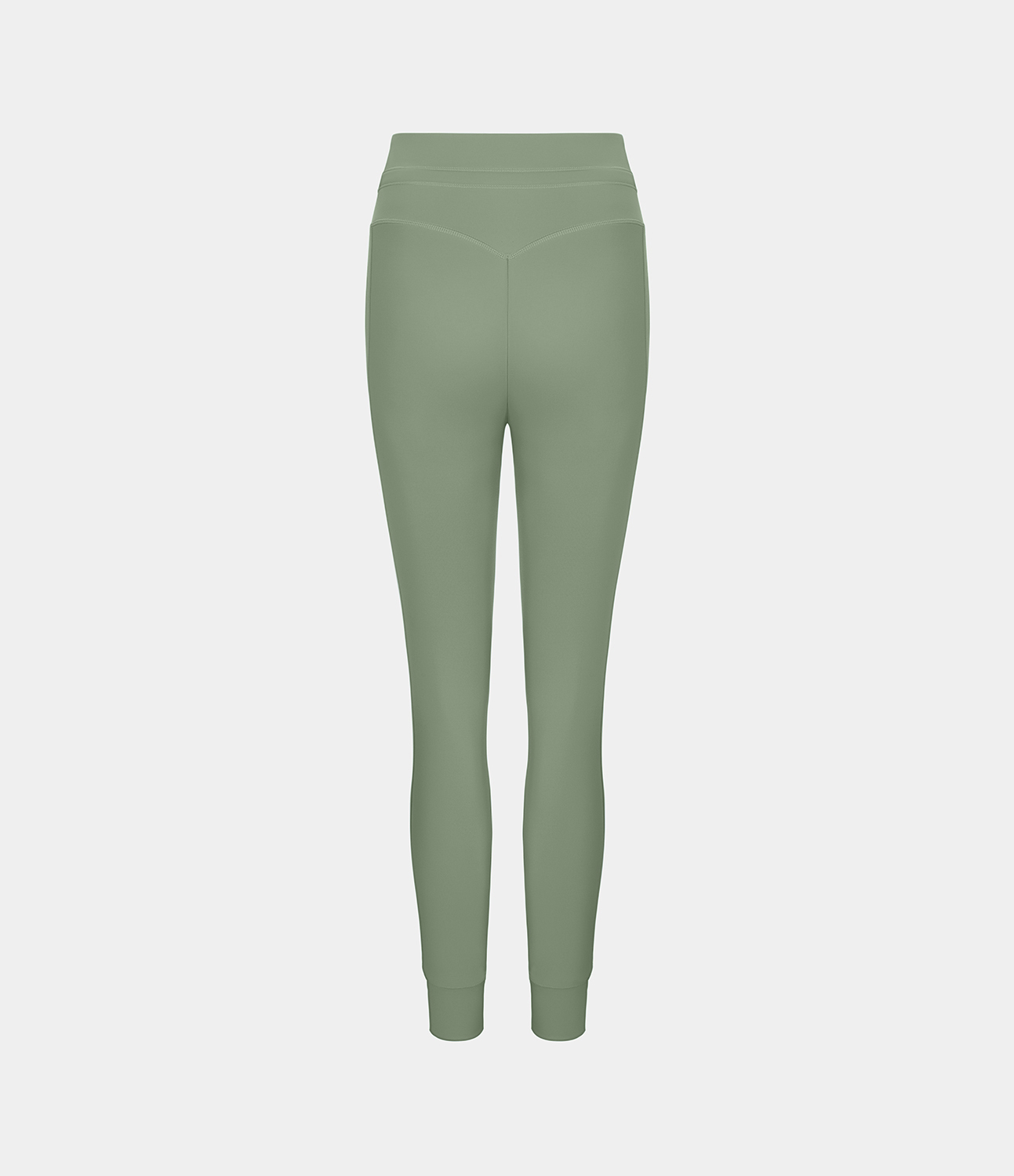 Halara Cloudfulв„ў Air Fabric High Waisted Drawstring Side Pocket Plain Cool Touch Full Length Joggers  - Basil Green - XL(petite) 