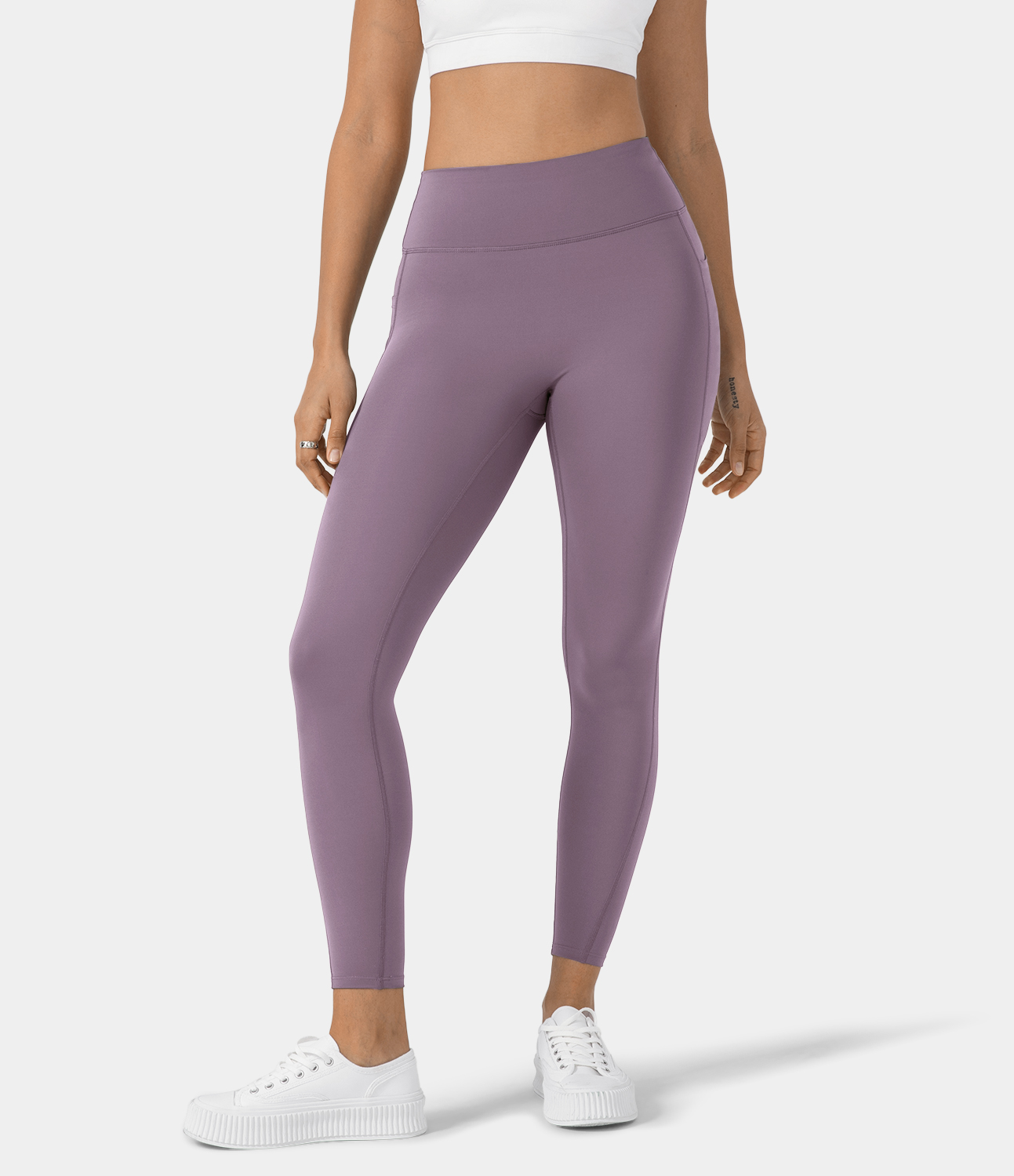 Women's Patitoff Pet Hair Resistant High Waisted Deep Side Pocket