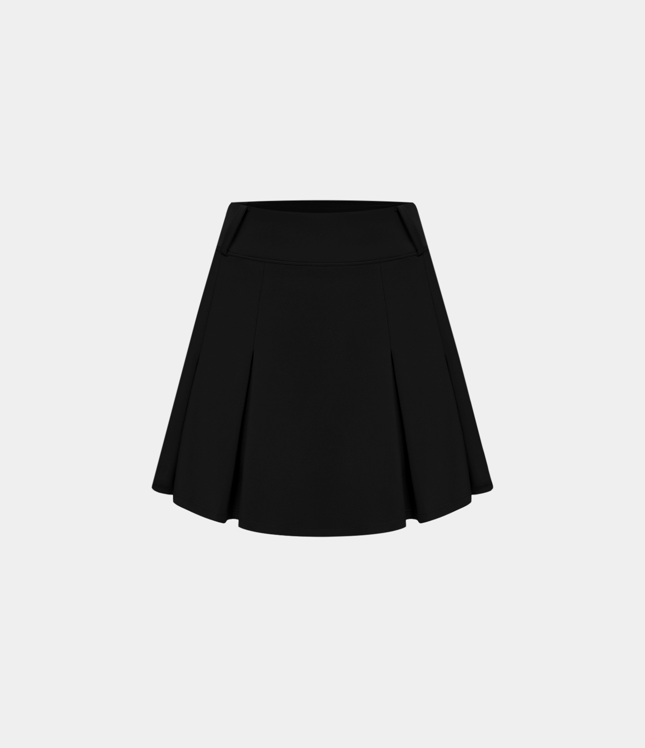 Halara High Waisted 2-in-1 Pocket A Line Pleated Golf Skirt-Golf Tee Pocket  - Black - XL midi skirt a line skirt golfing skirt 