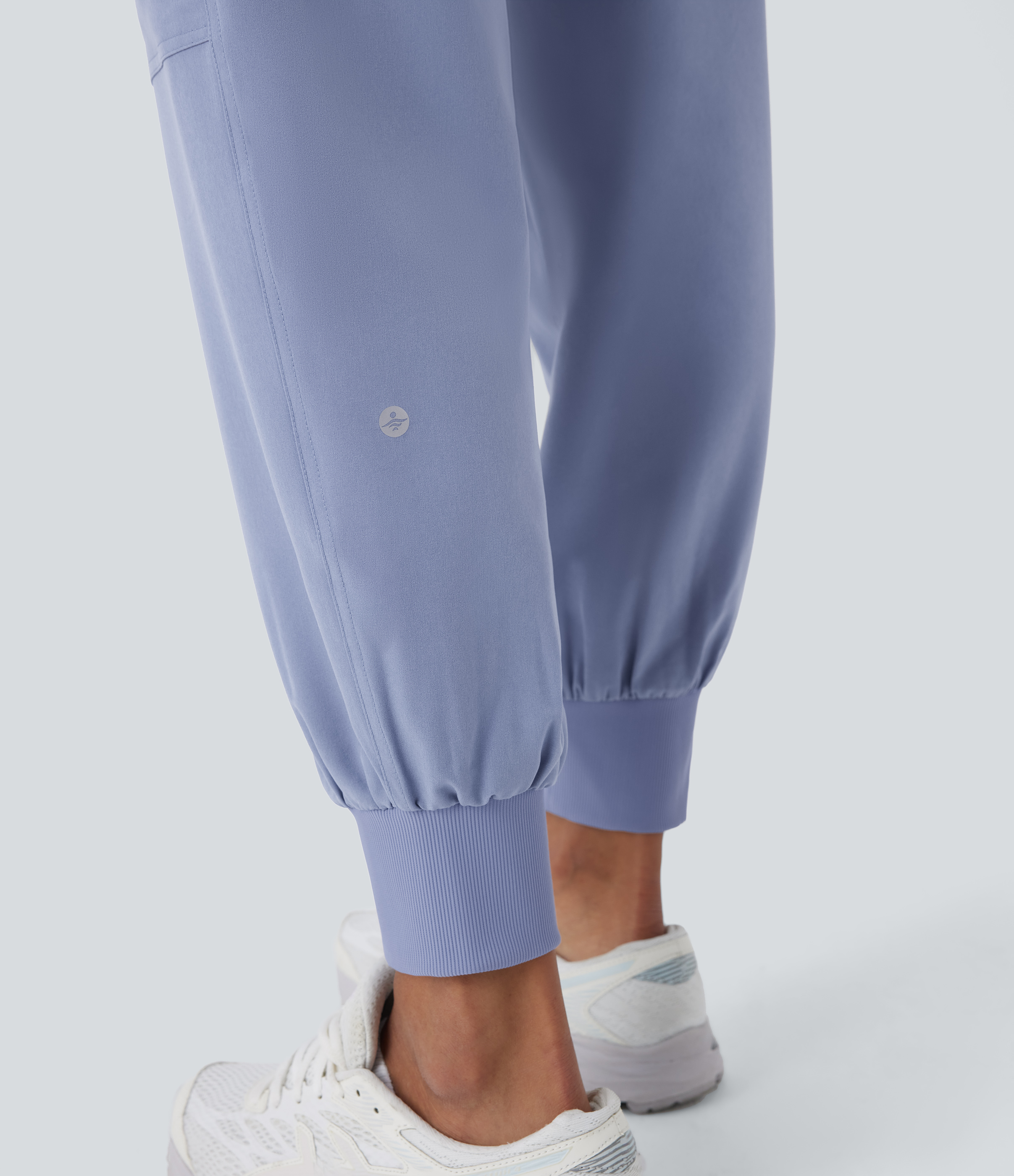 Halara High Waisted Multiple Pockets Running Cargo Joggers  - Thistle Down - S(regular) 
