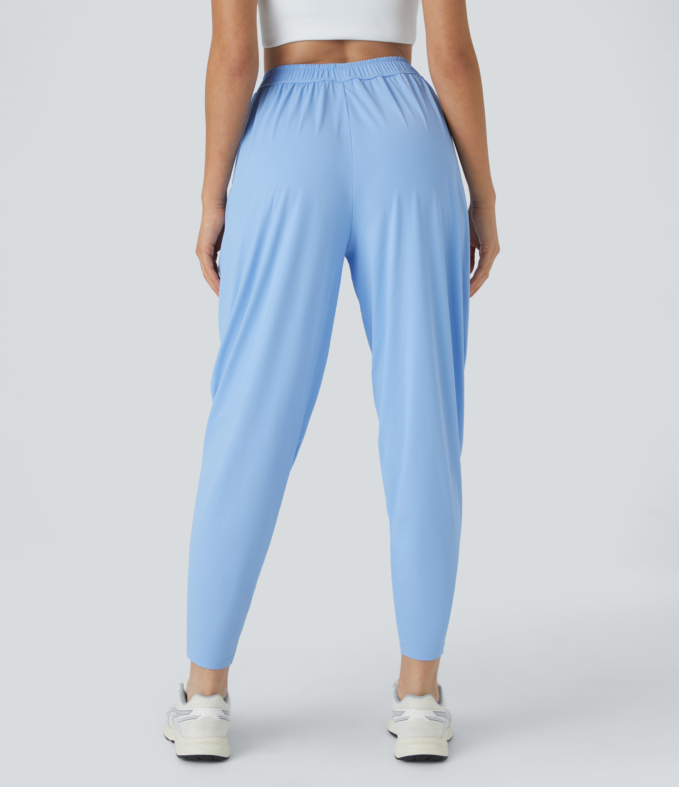 Halara High Waisted Plicated Side Pocket Cool Touch Pilates Joggers  - Dutch Canal - L(regular) 