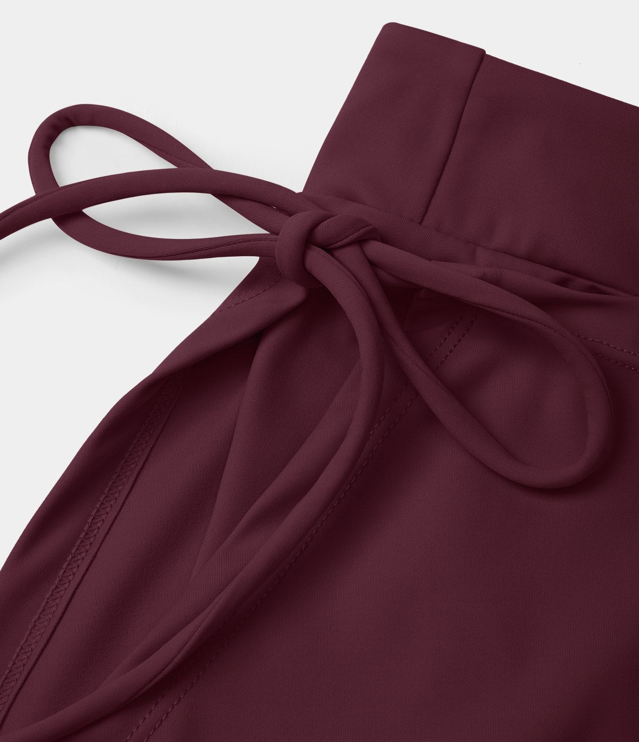 Halara Everyday Softlyzeroв„ў Airy Mid Rise Tie Side A Line 2-in-1 Side Pocket Mini Cool Touch Skirt  - Berry Red - S midi skirt a line skirt 