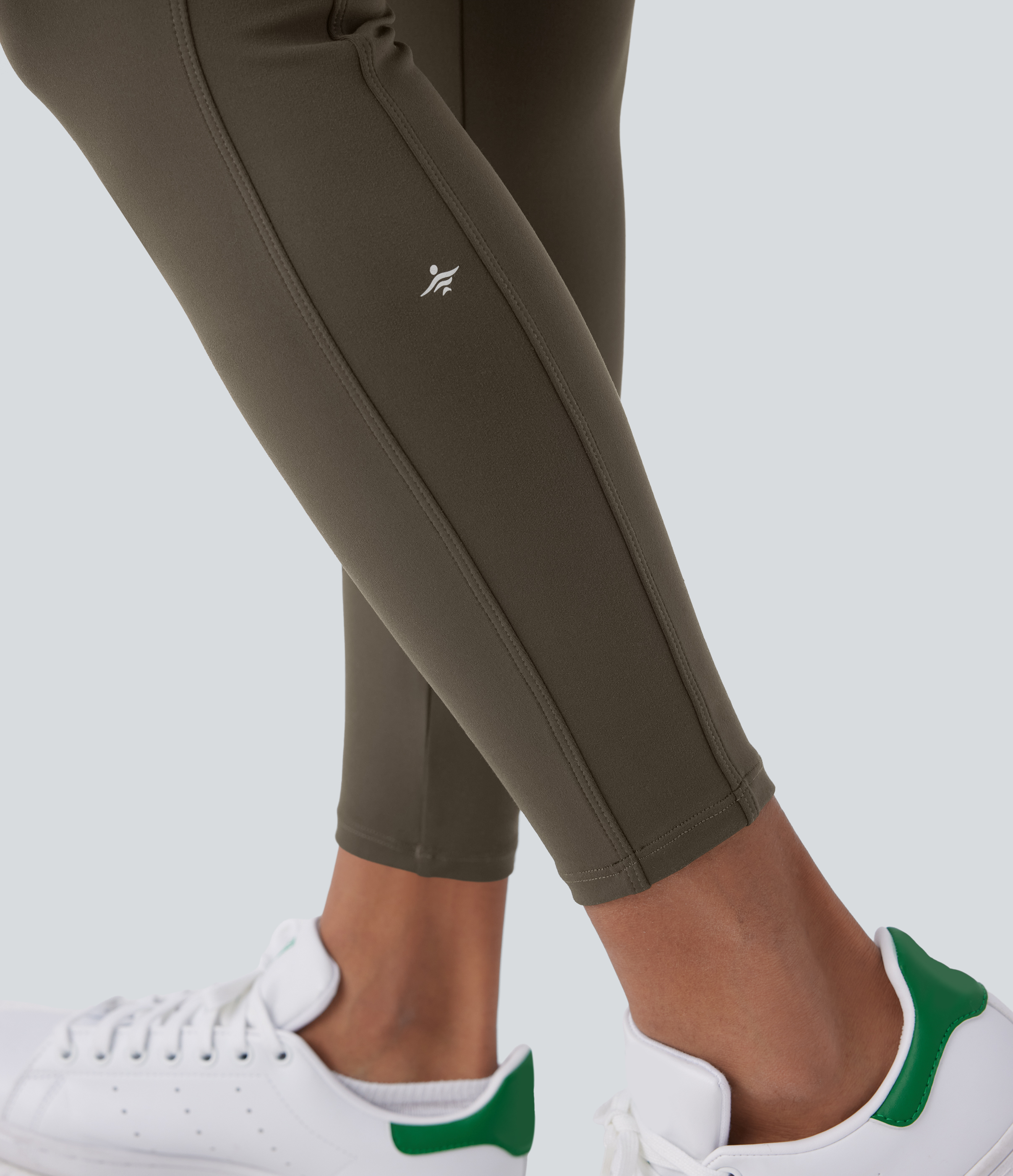 Halara HaloTek Airв„ў High Waisted Side Pocket Lacquer Line Equestrian Horse Riding Leggings  - Forest Night - XL(7/8) gym leggings 