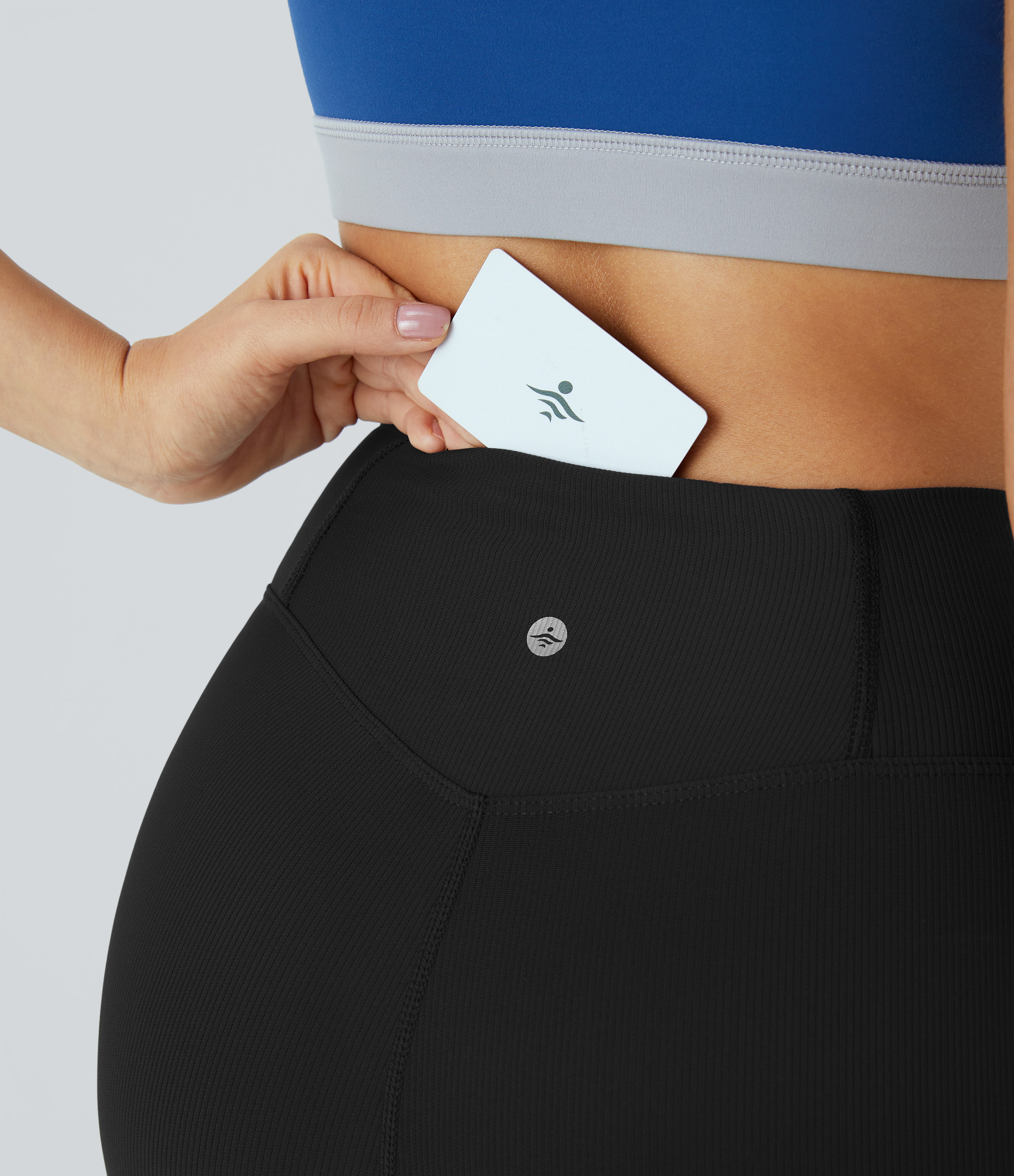 Halara Patitoffв„ў Flow Pet Hair Resistant Crossover High Waisted Back Pocket Super Flare Leggings  - Black - XS(petite) gym leggings 