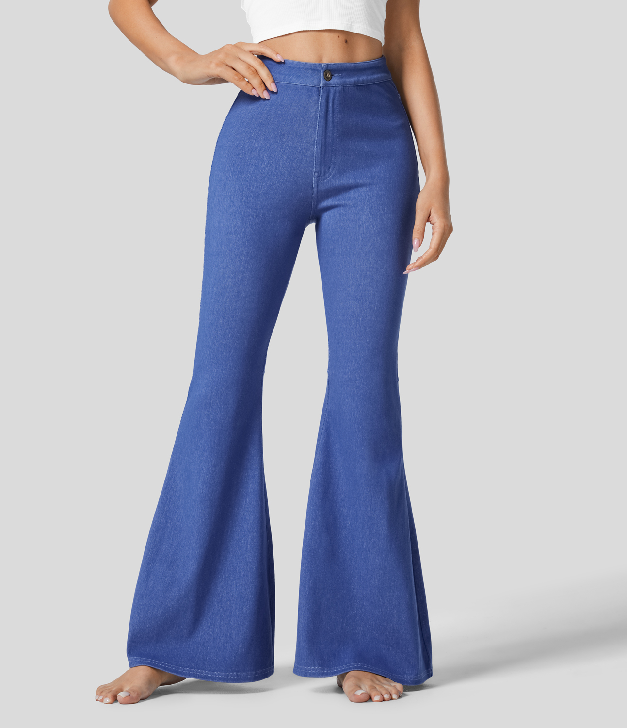 Halara Magic Flare Jeans! YOU NEEEEED! Trust me! #halara #jeans #halar, halara magic jeans