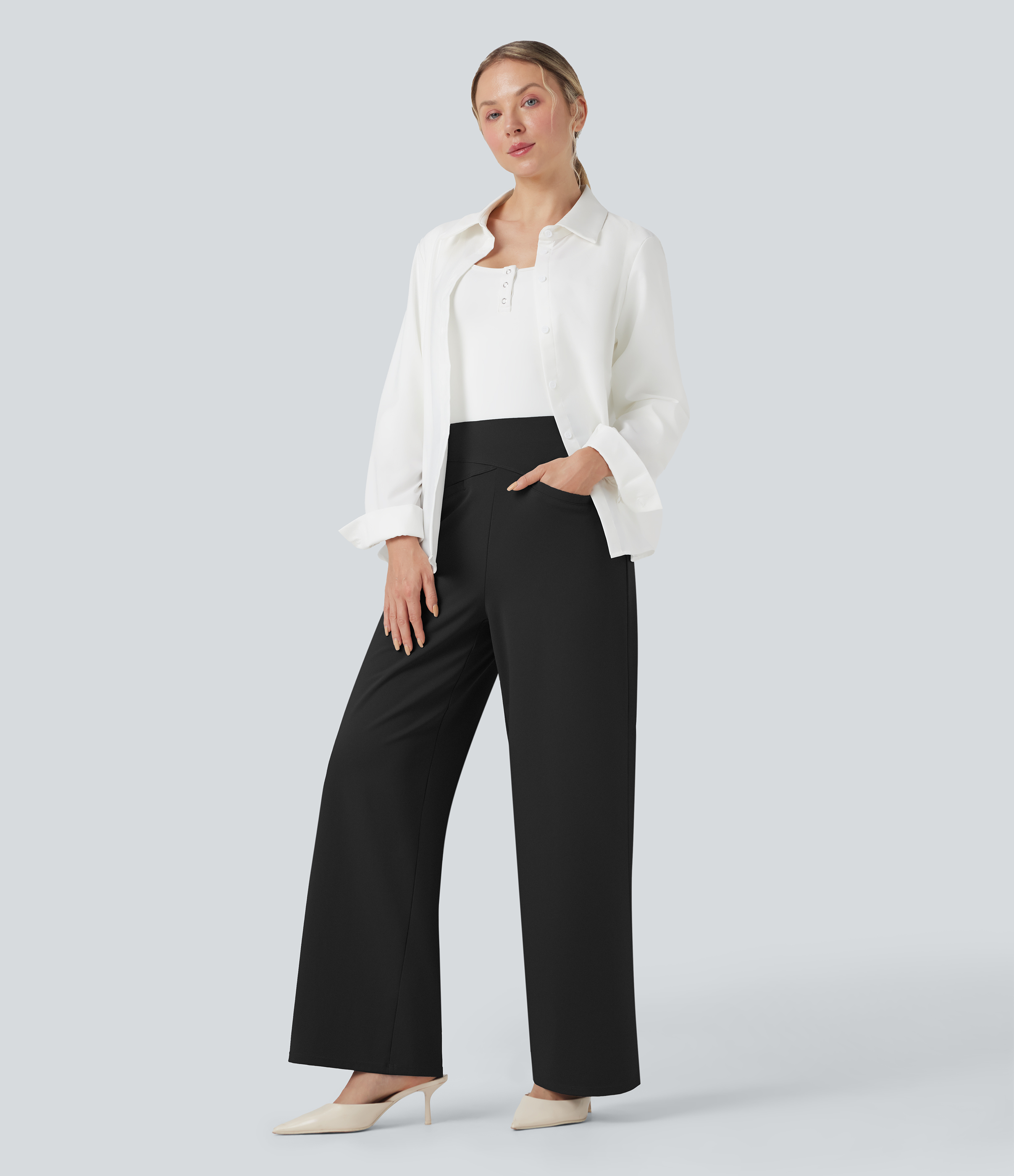 Women's Halara Flex™ DayStretch High Waisted Straight Leg Work