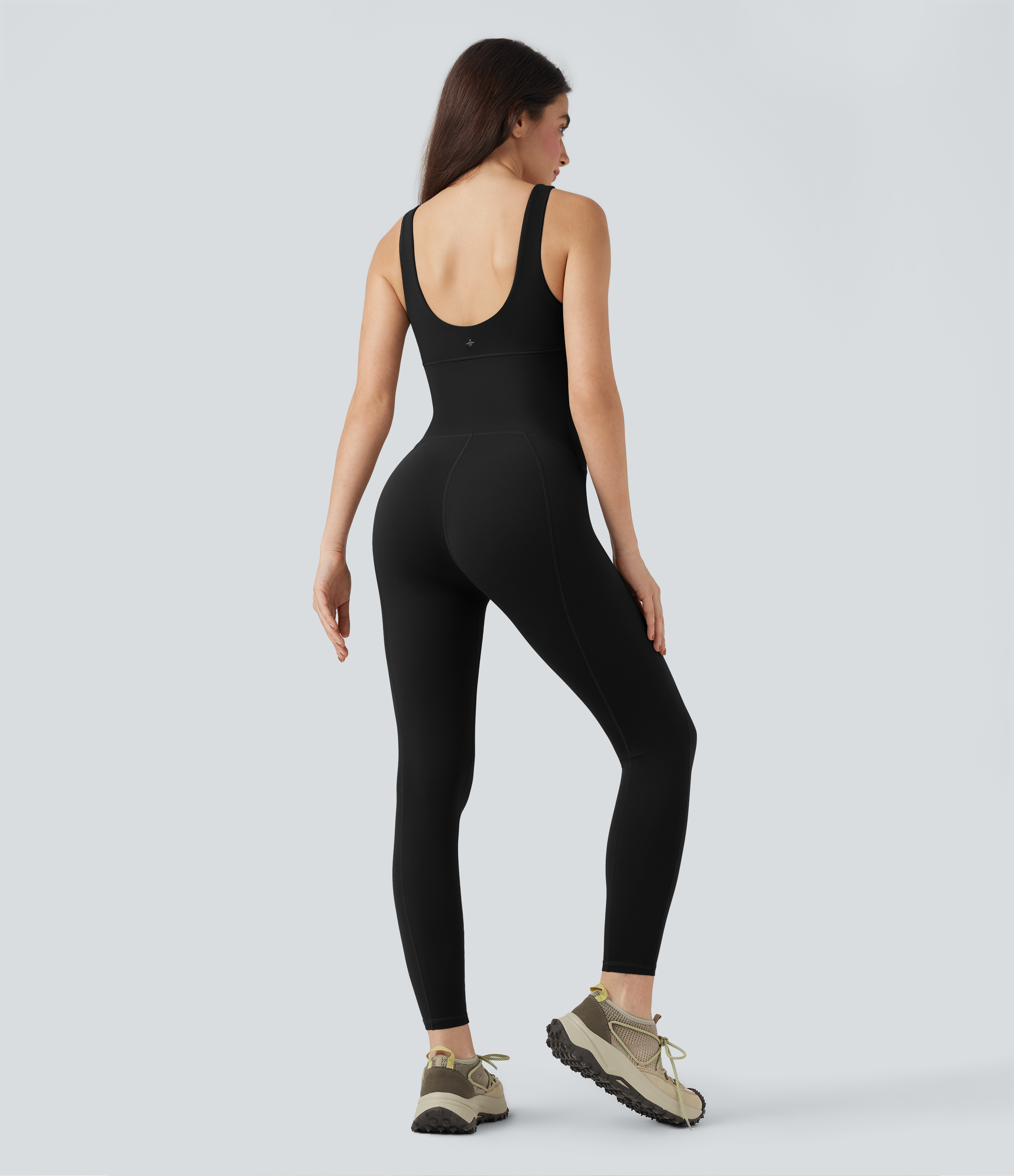 Halara UltraSculpt™ Sleeveless Scoop Back Tummy Control Workout Skinny Jumpsuit