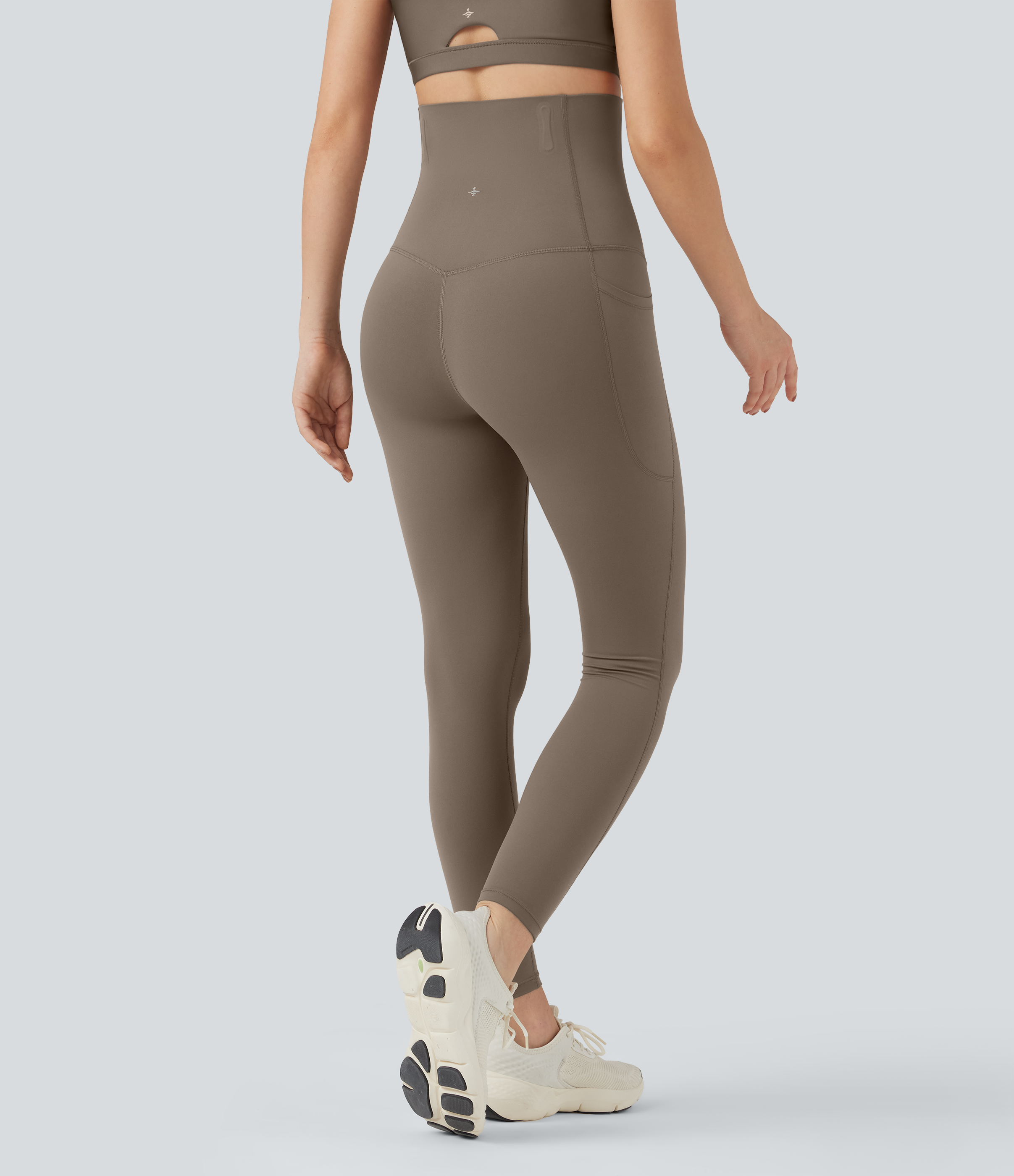 Dawn Brown Leggings moldeadores Halara UltraSculpt™ de tiro alto con diseño con control de abdomen y bolsillos / 2
