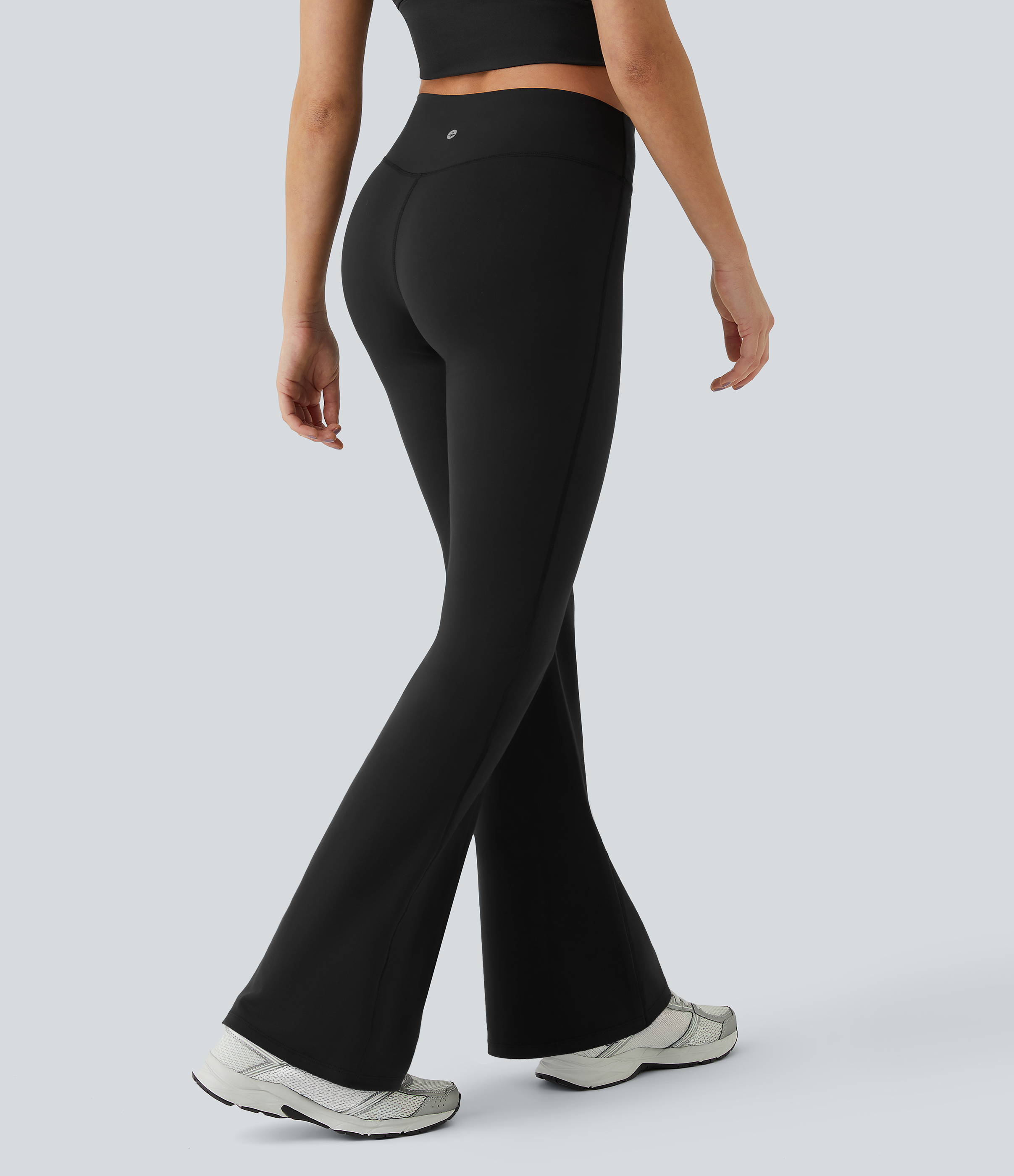 DayStretch High Waisted Crossover Flare Yoga Leggings