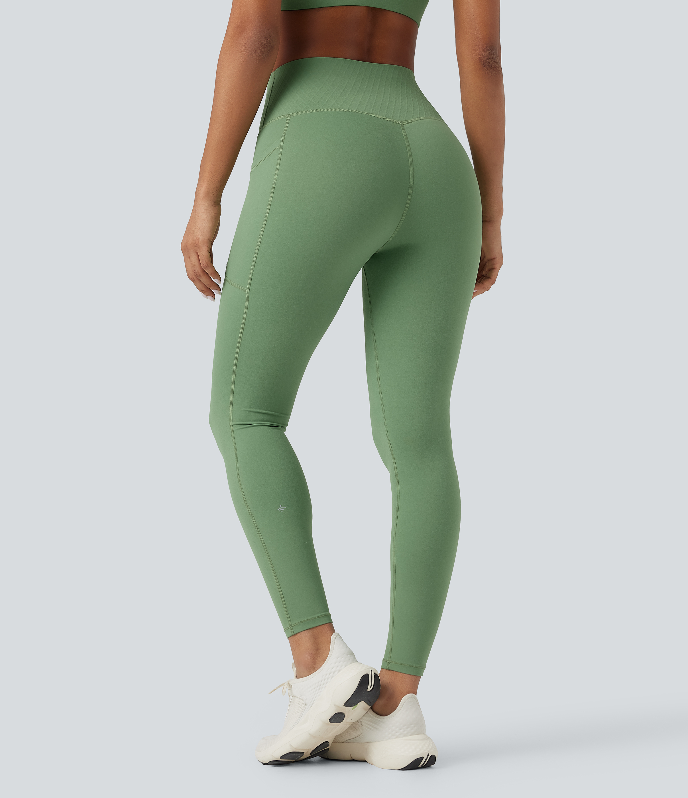 Kashmir Halara UltraSculpt™ High Waisted Tummy Control Yoga 7/8 Leggings with Pockets / 2