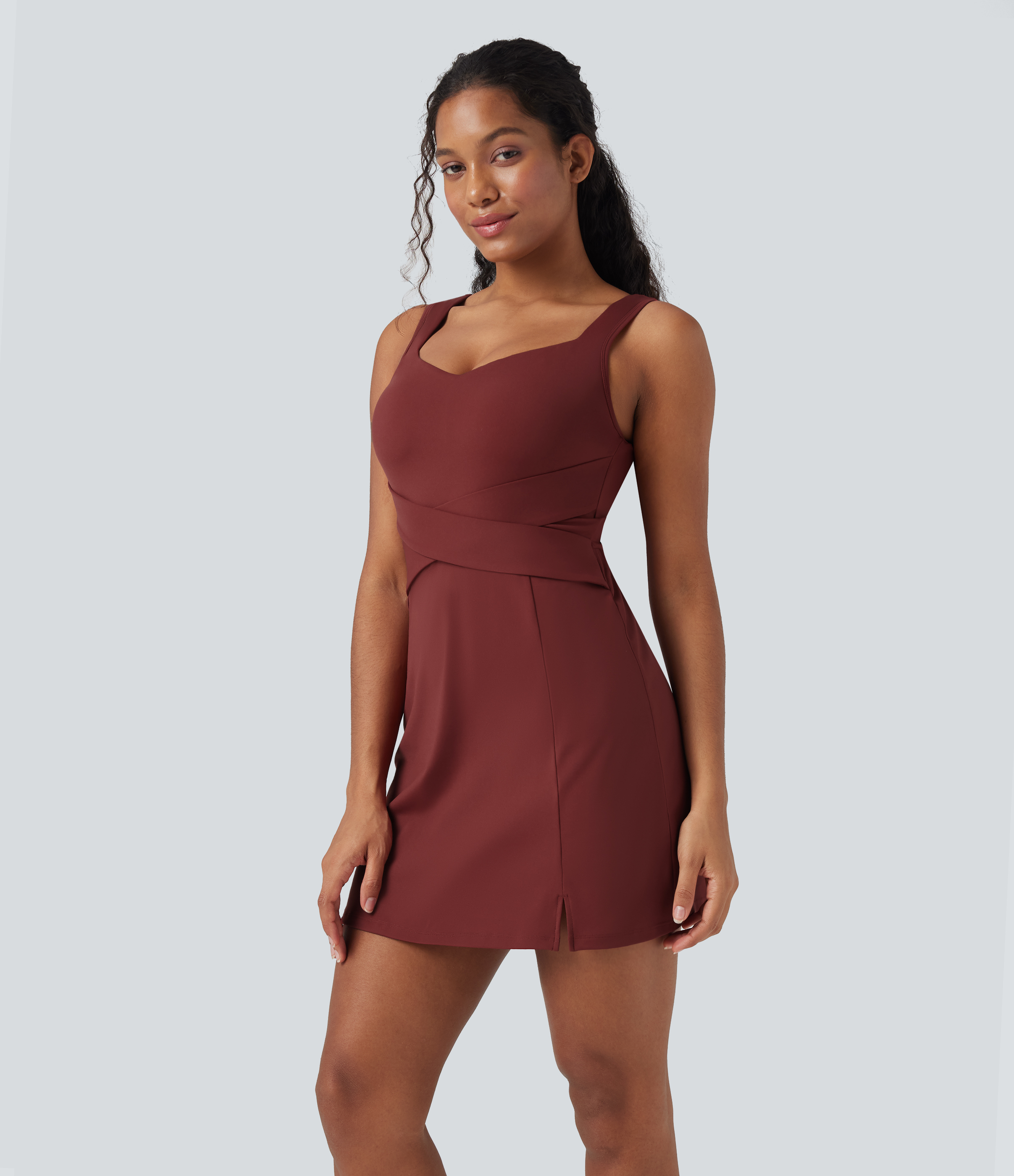 Robe active d'entraînement mini 2 pièces SoftlyZero™ aérée gainante toucher frais avec poche