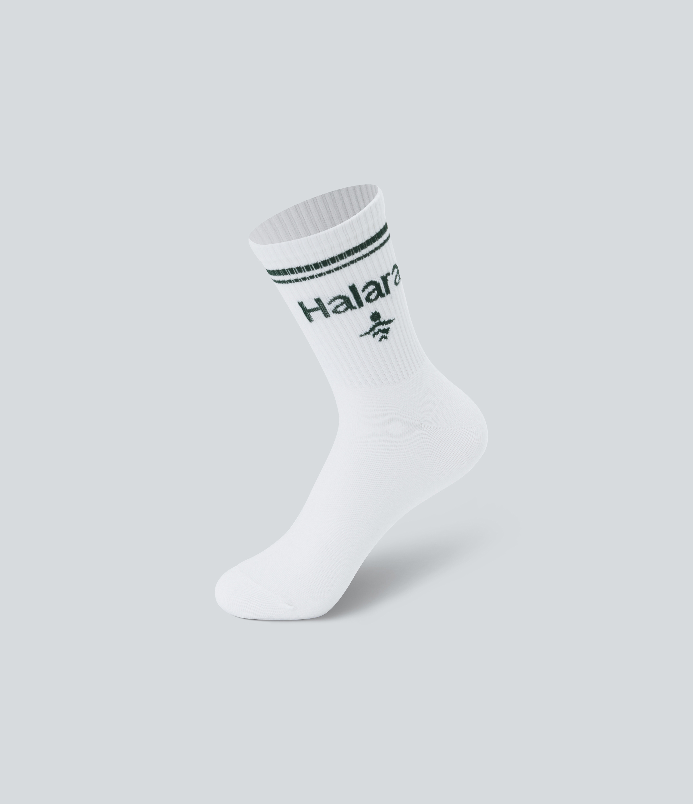Blanco Calcetines deportivos de pádel con logo Halara / 2