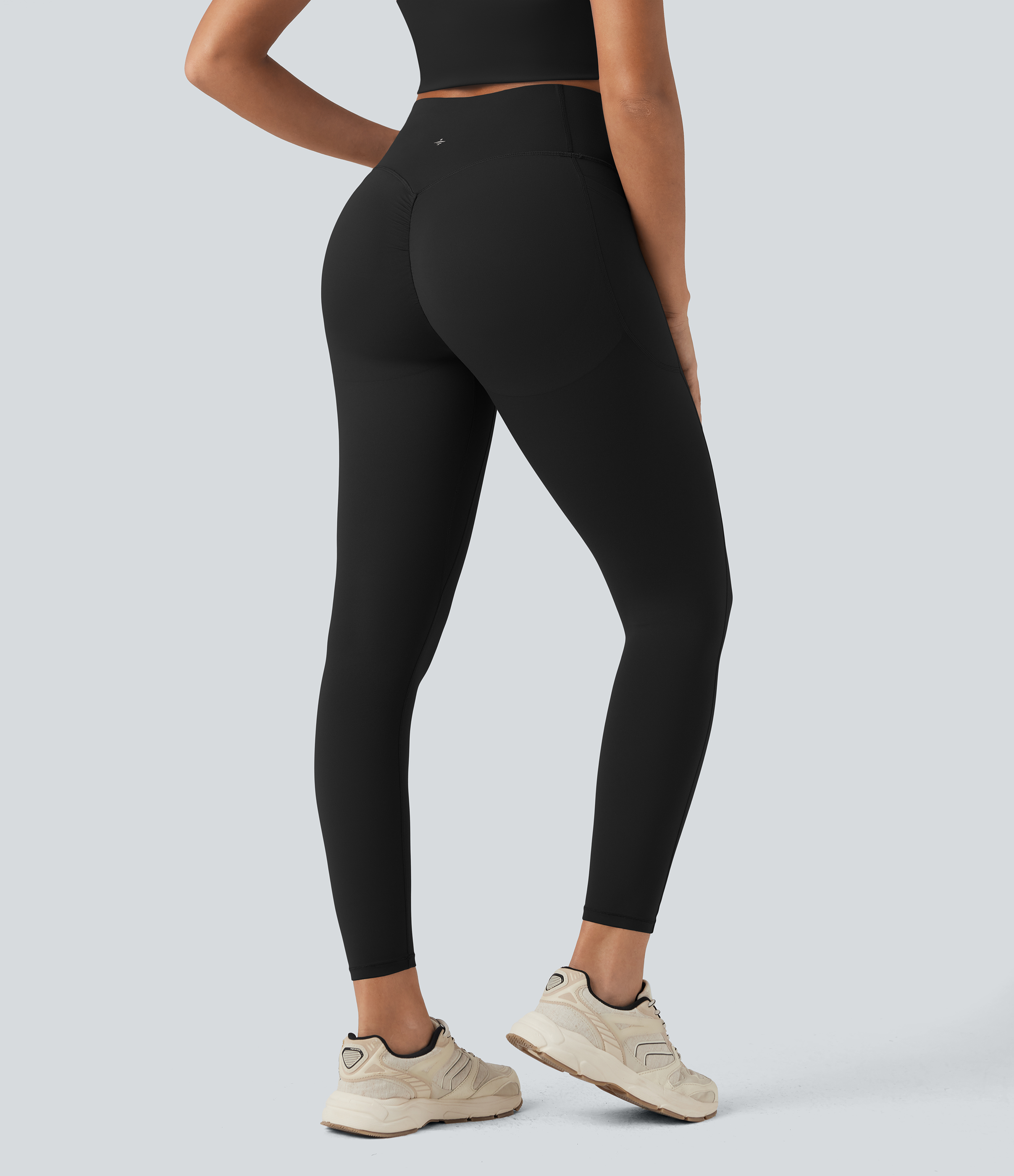 Leggings de sport Halara UltraSculpt™ taille haute, effet push-up fessier et ventre plat, avec poches