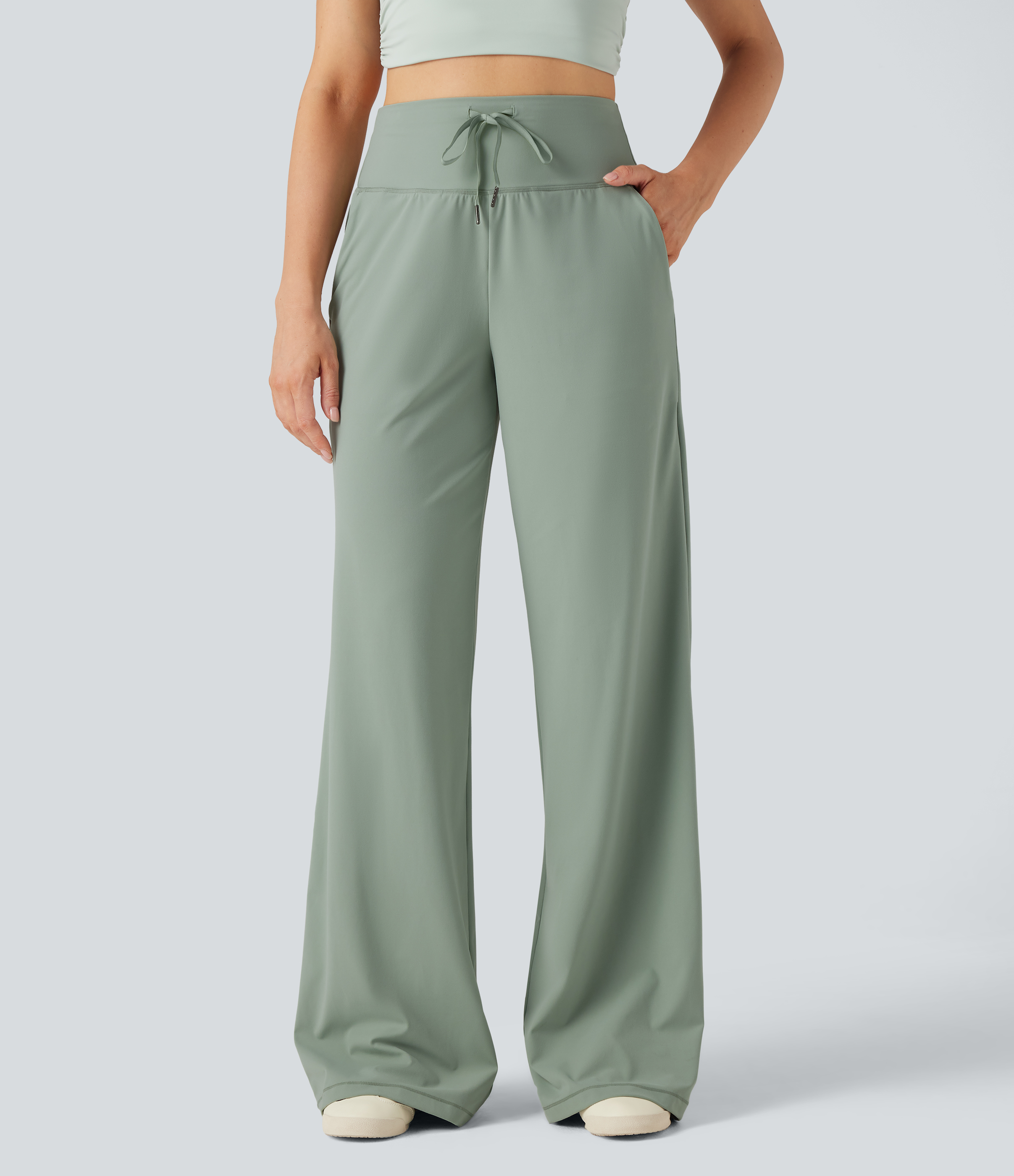 Halara UltraSculpt™ - Yogahose mit hohem Bund, Seitentaschen und Kordelzug