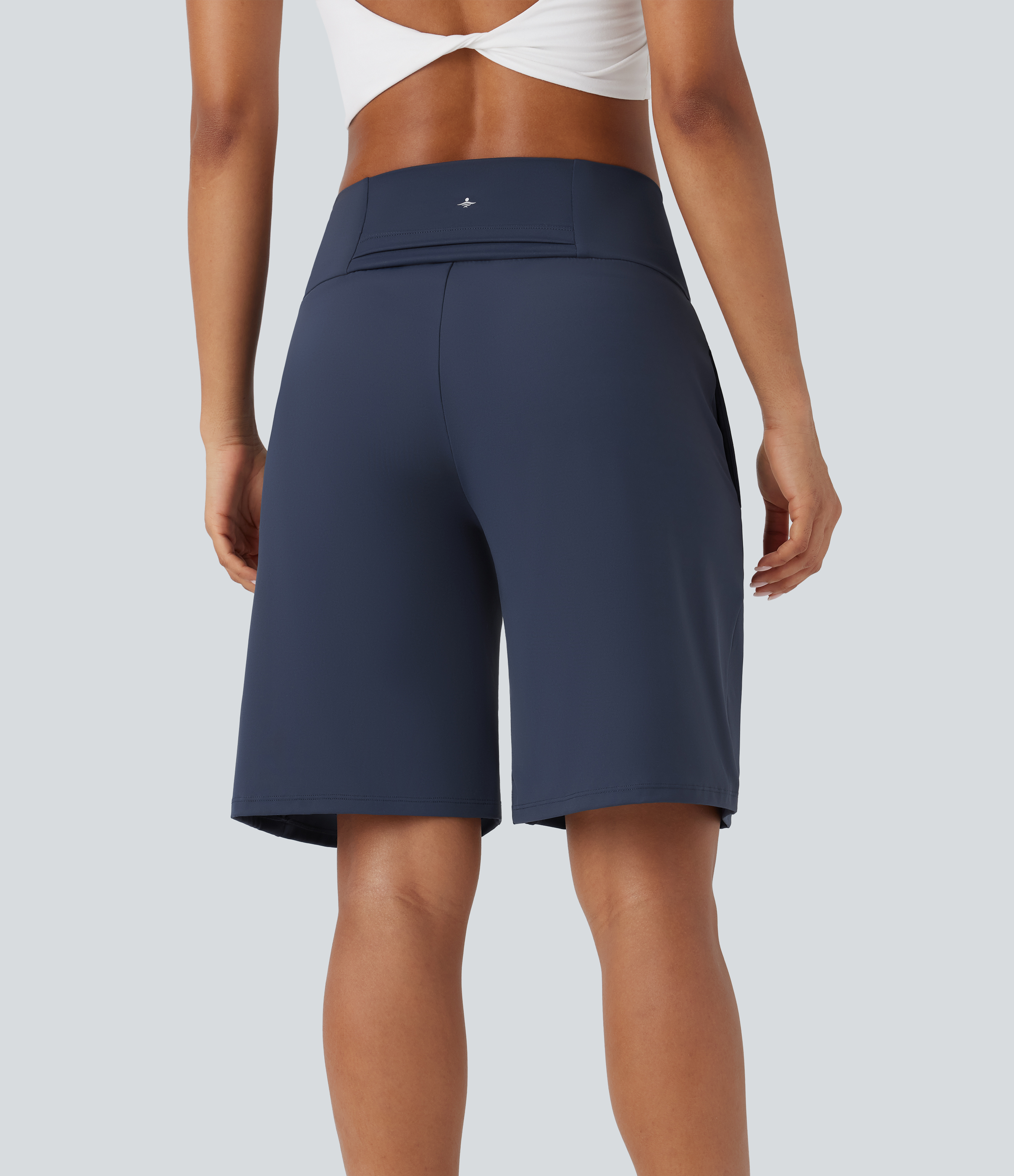 Mood Indigo Bermudas Softlyzero™ Airy yoga tiro alto múltiple bolsillo tacto fresco / 2