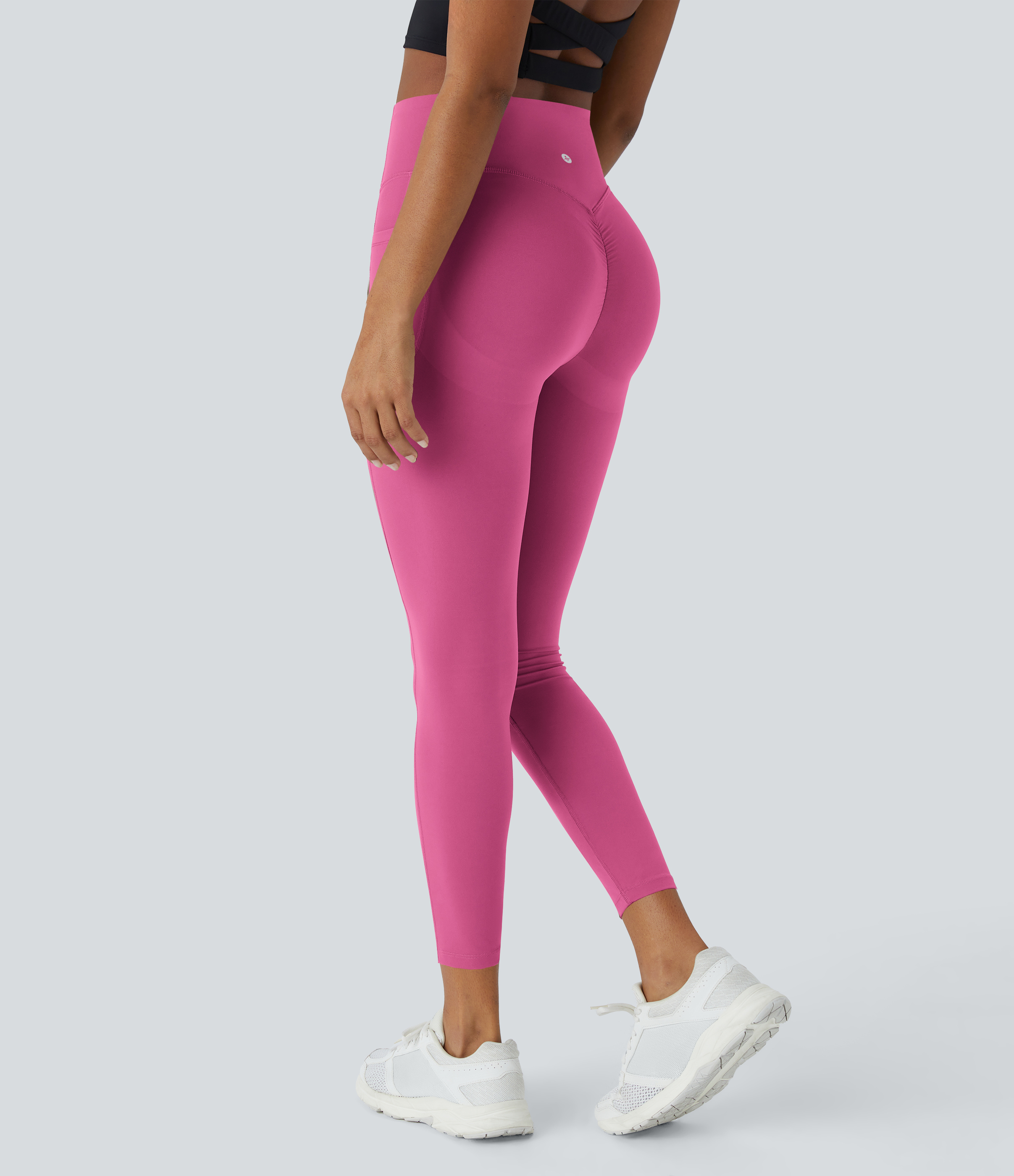 Halara UltraSculpt™ SoCinched Leggings de Cintura Alta con Efecto Push-up, Control de Abdomen, Bolsillos y Diseño de Entrenamiento