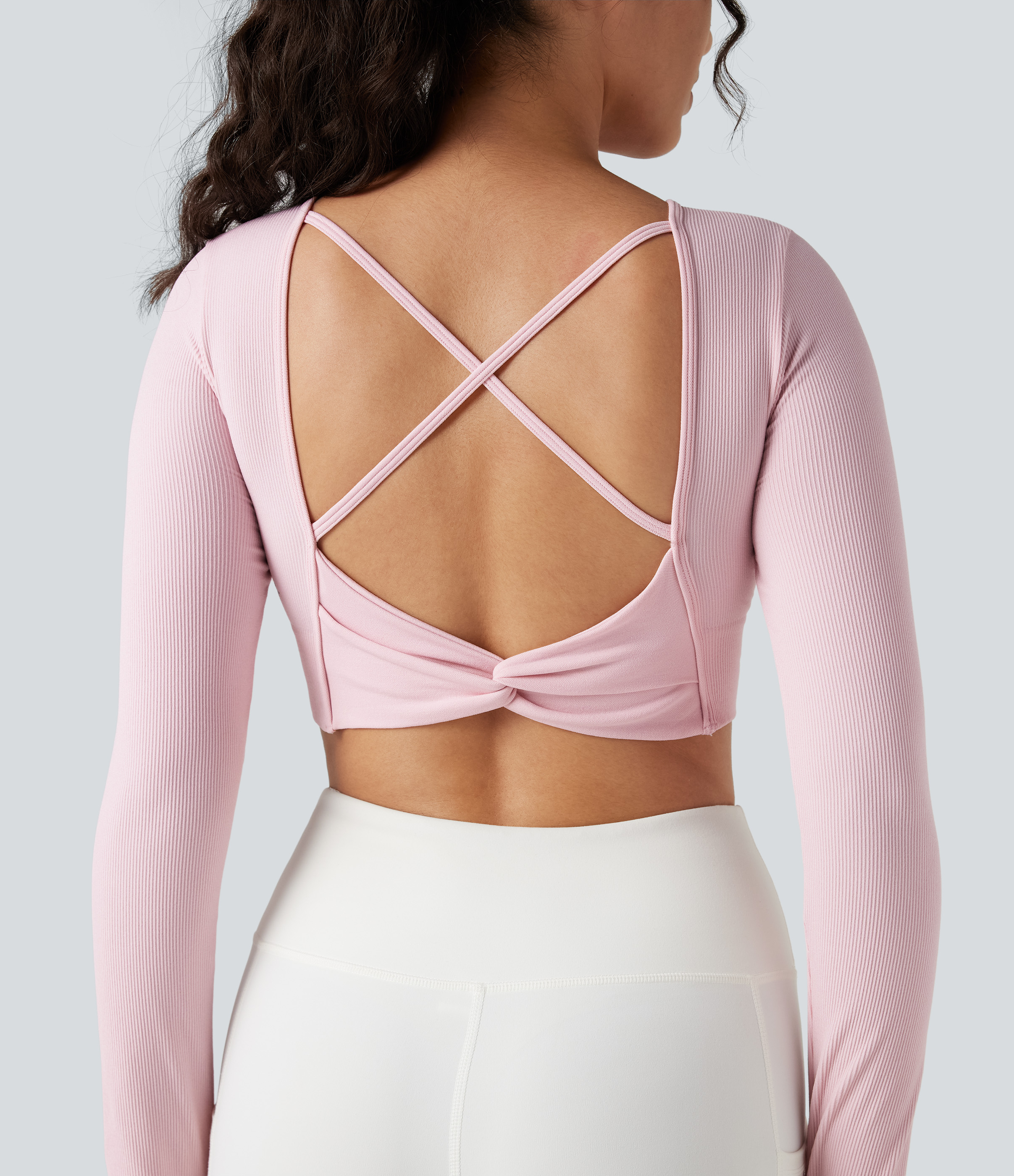 Long Sleeve Thumb Hole Yoga Top