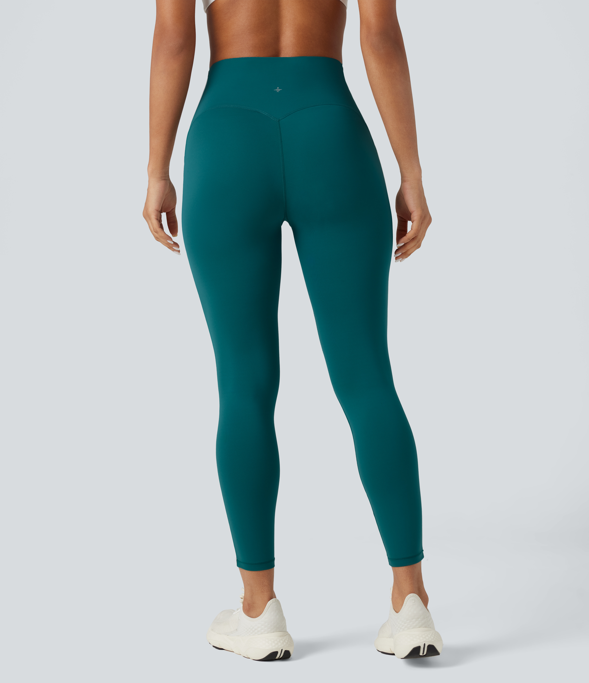 Spruced-up SpeedWave™ High-waisted Tummy Control Side Stripe Quick Dry Yoga 7/8 Legging / 2