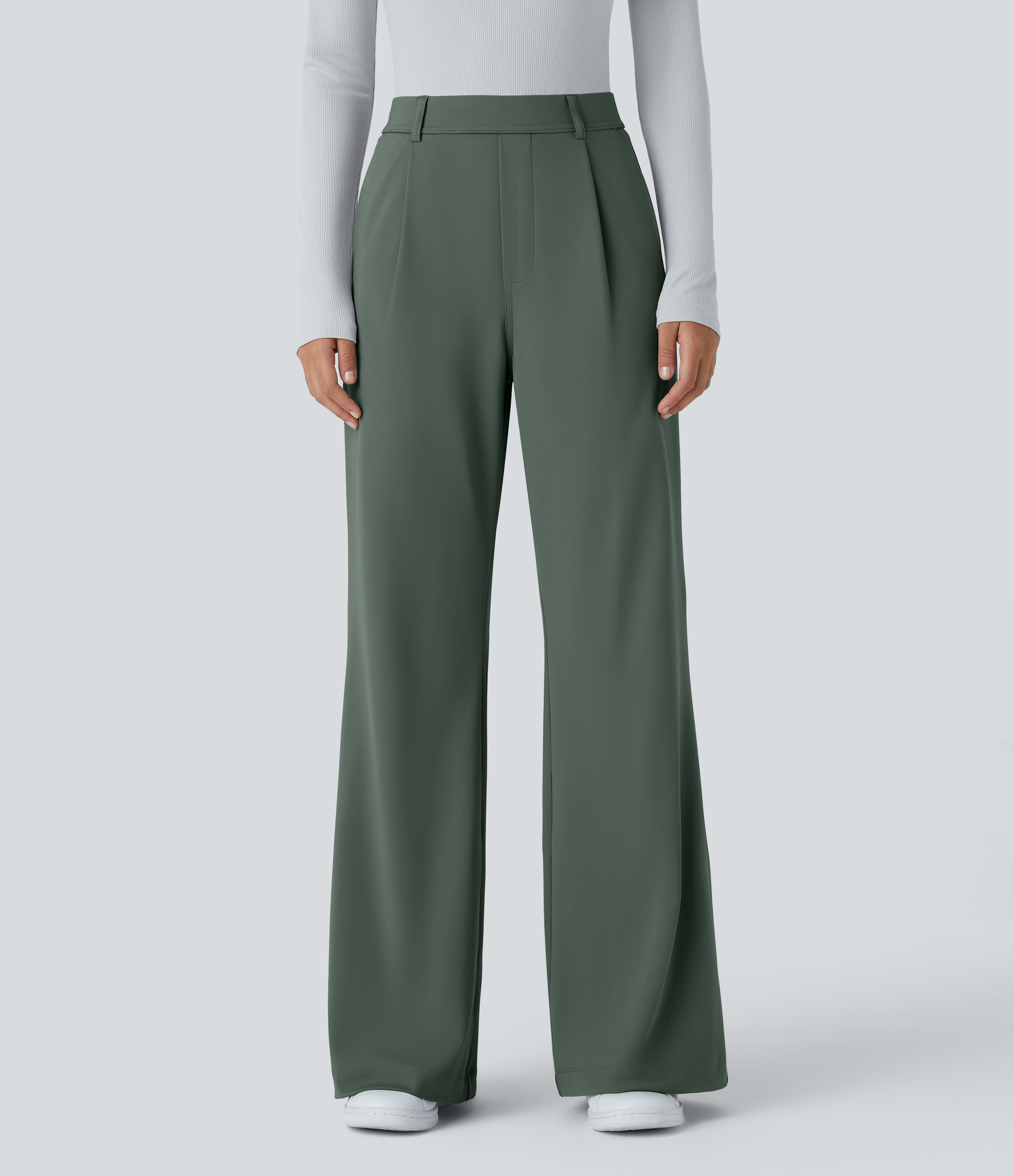 Halara Flex™ DayStretch High Waisted Pocket Suit Work Flare Pants