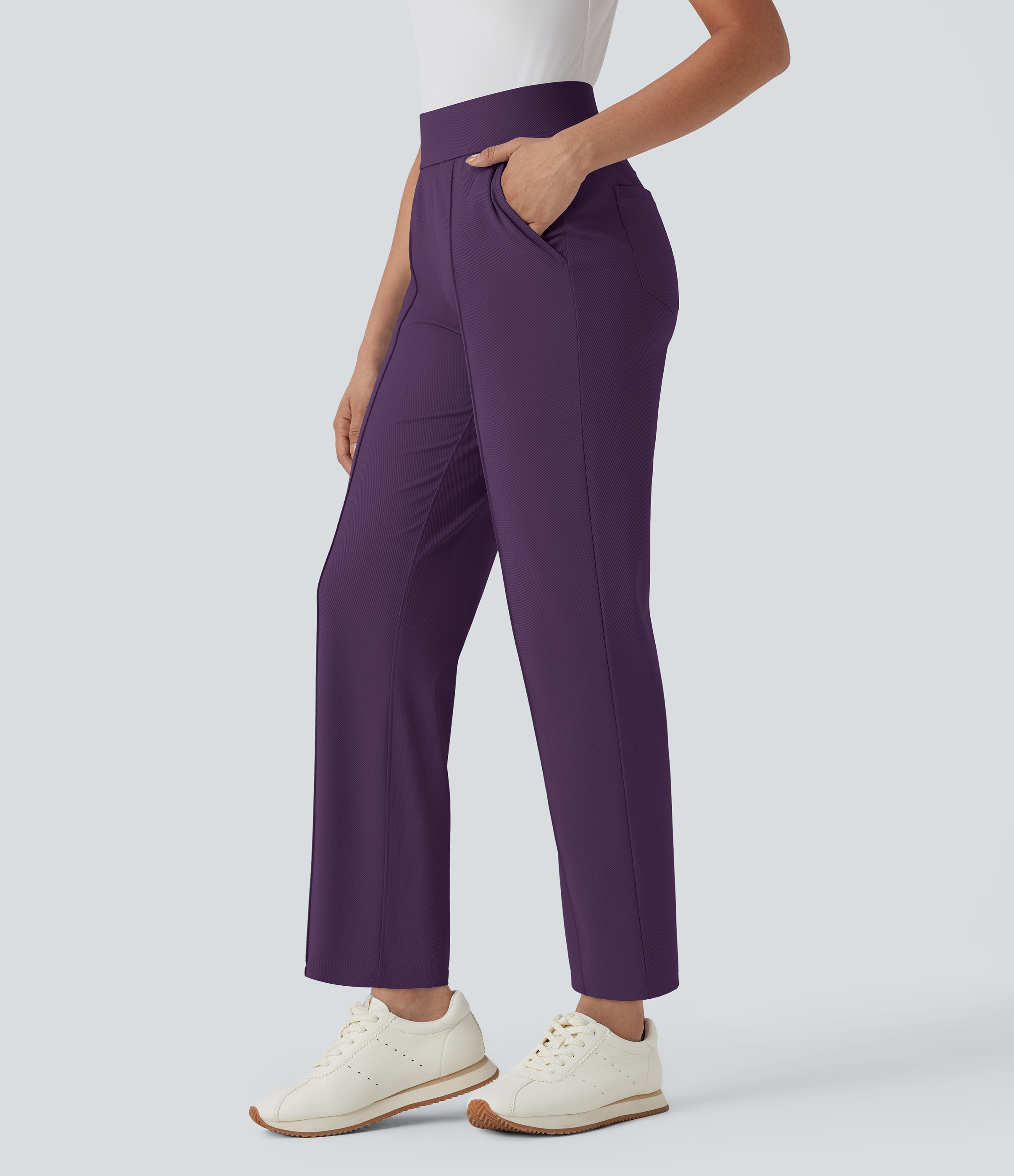 Pantalón golf tiro medio alto múltiple bolsillo secado rápido - Camiseta golf - UPF 40+