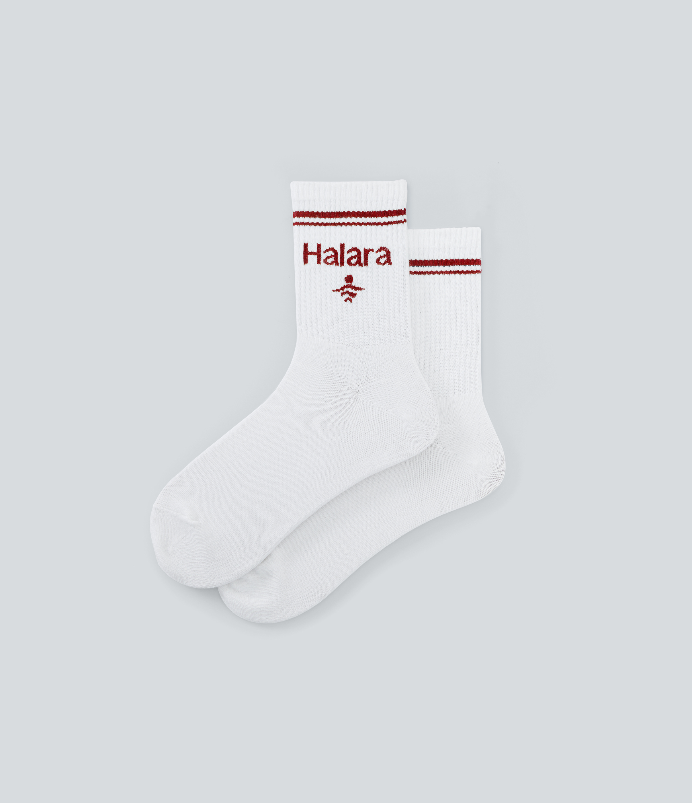 Chaussettes de pickleball Halara avec lettres