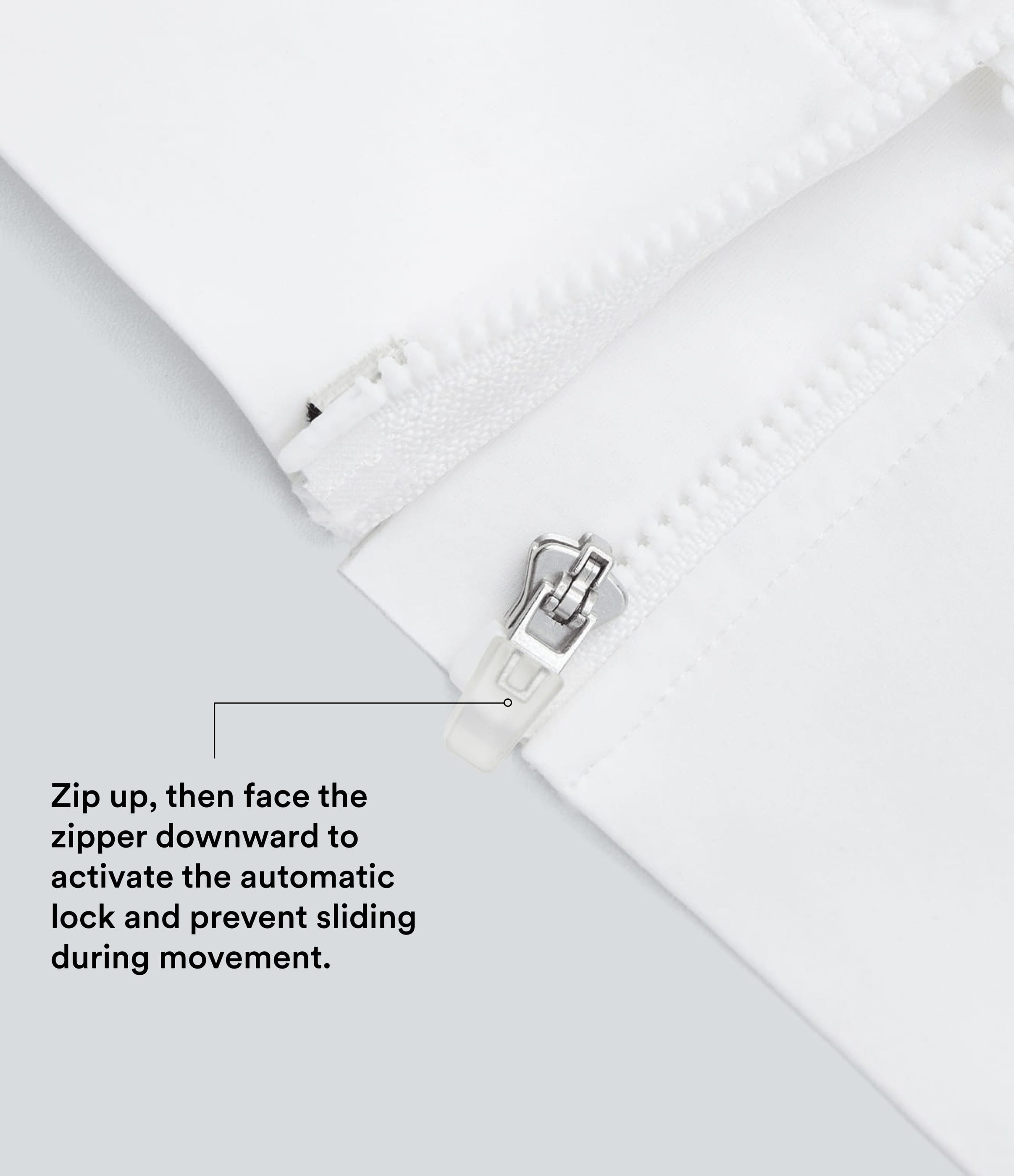White Sujetador deportivo SpeedWave™ para running de sujeción media con push-up, cremallera y hebilla ajustable en copas A-C / 2
