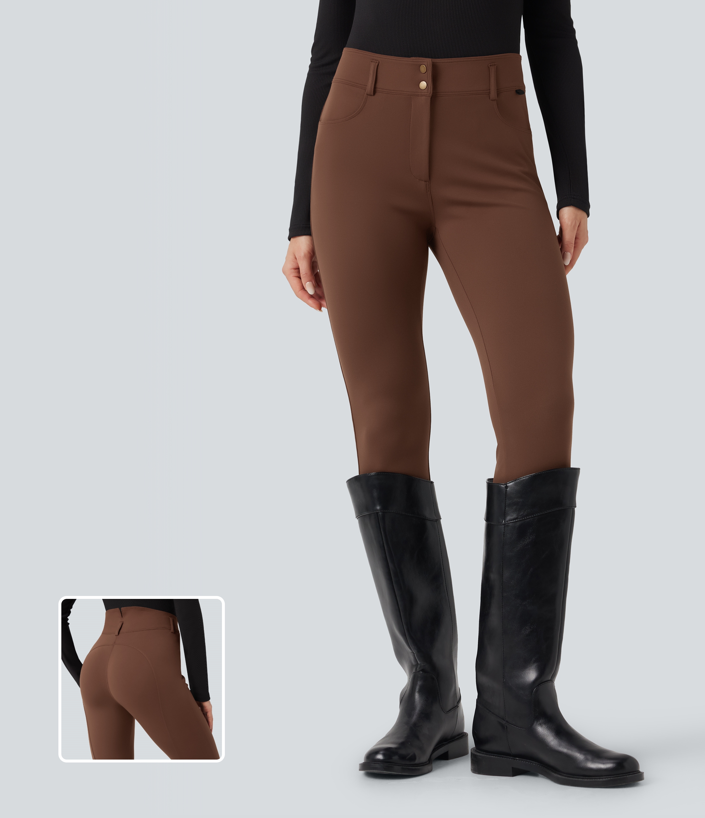 DayStretch Mid Rise 7/8 Skinny Pants with Pockets