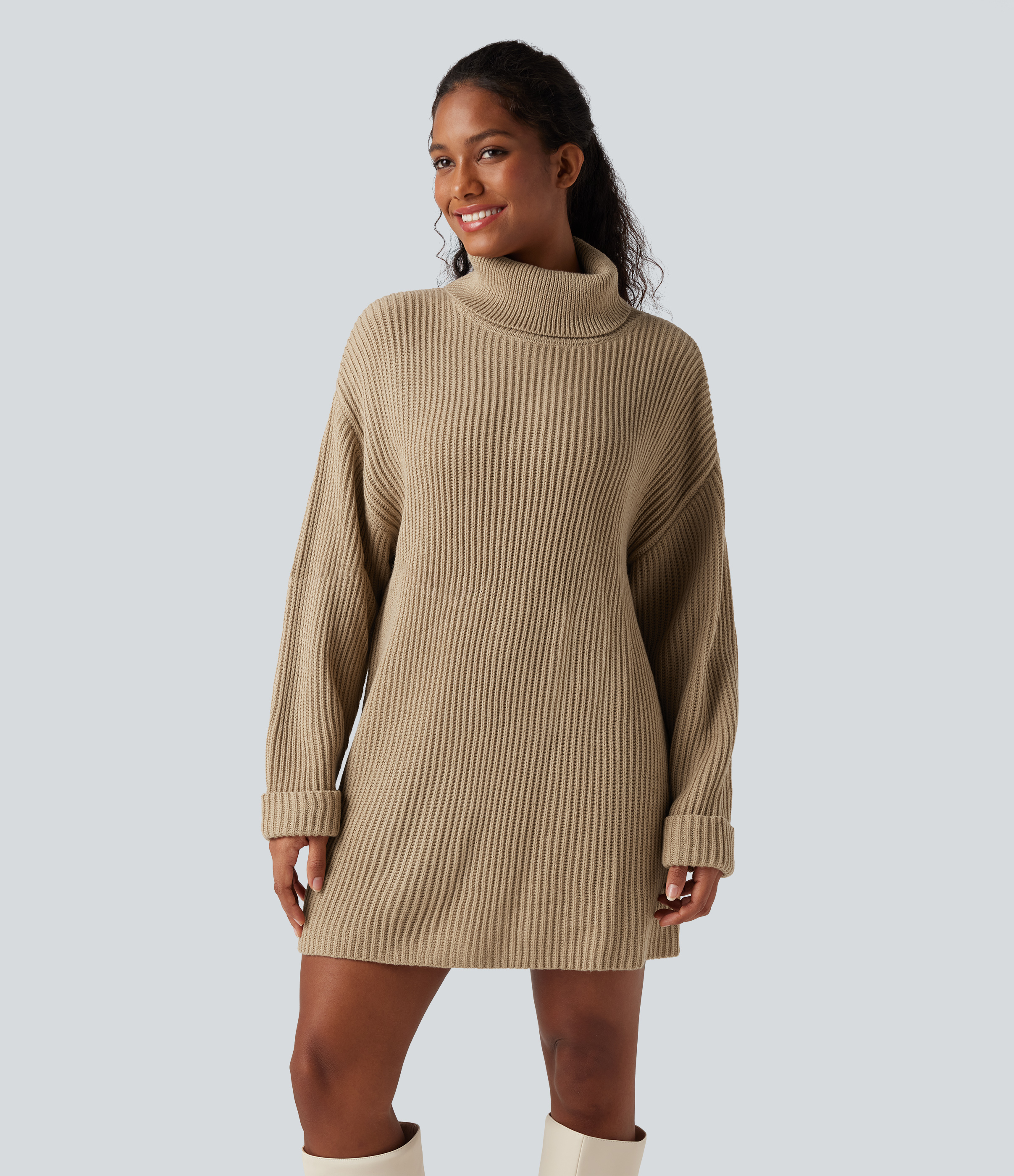 sweater dresses for work Newshows Womens Dress Fall Teacher Oufits 2025 Long Sleeve Business Casual Bodycon Split Ribbed Knit Midi Old Money Clothes Fashion Dresses(Apricot, S) at Amazon Women's Clothing store womens casual dresses dark blue dress blue dress women long floral dresses for women floral cocktail dress womens bodycon dresses satin midi dress beach wedding dress womens cocktail dress black linen dress wedding guest dress maxi dress for women midi summer dresses for women High Neck Long Sleeve Mini