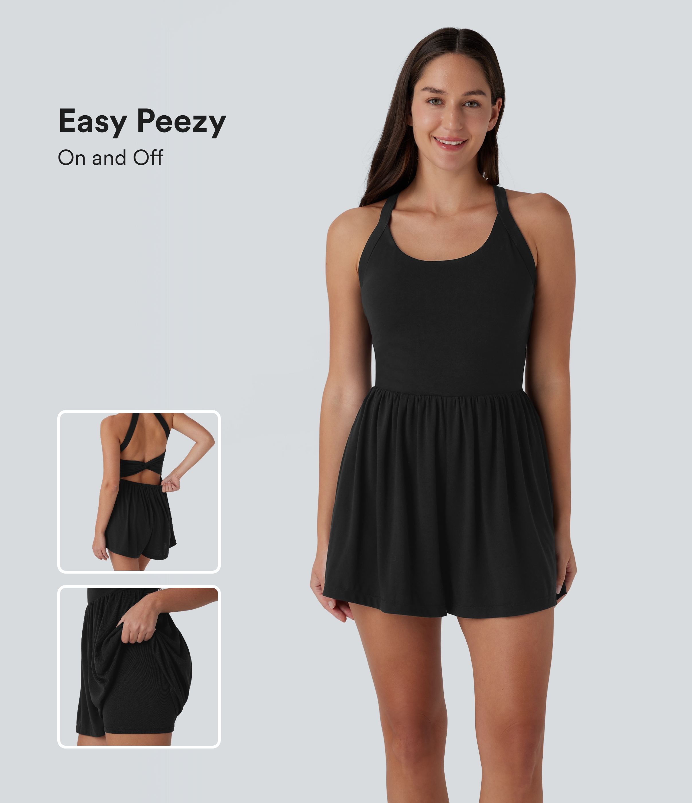 Pocket 2-in-1 Romper-Easy Peezy Edition