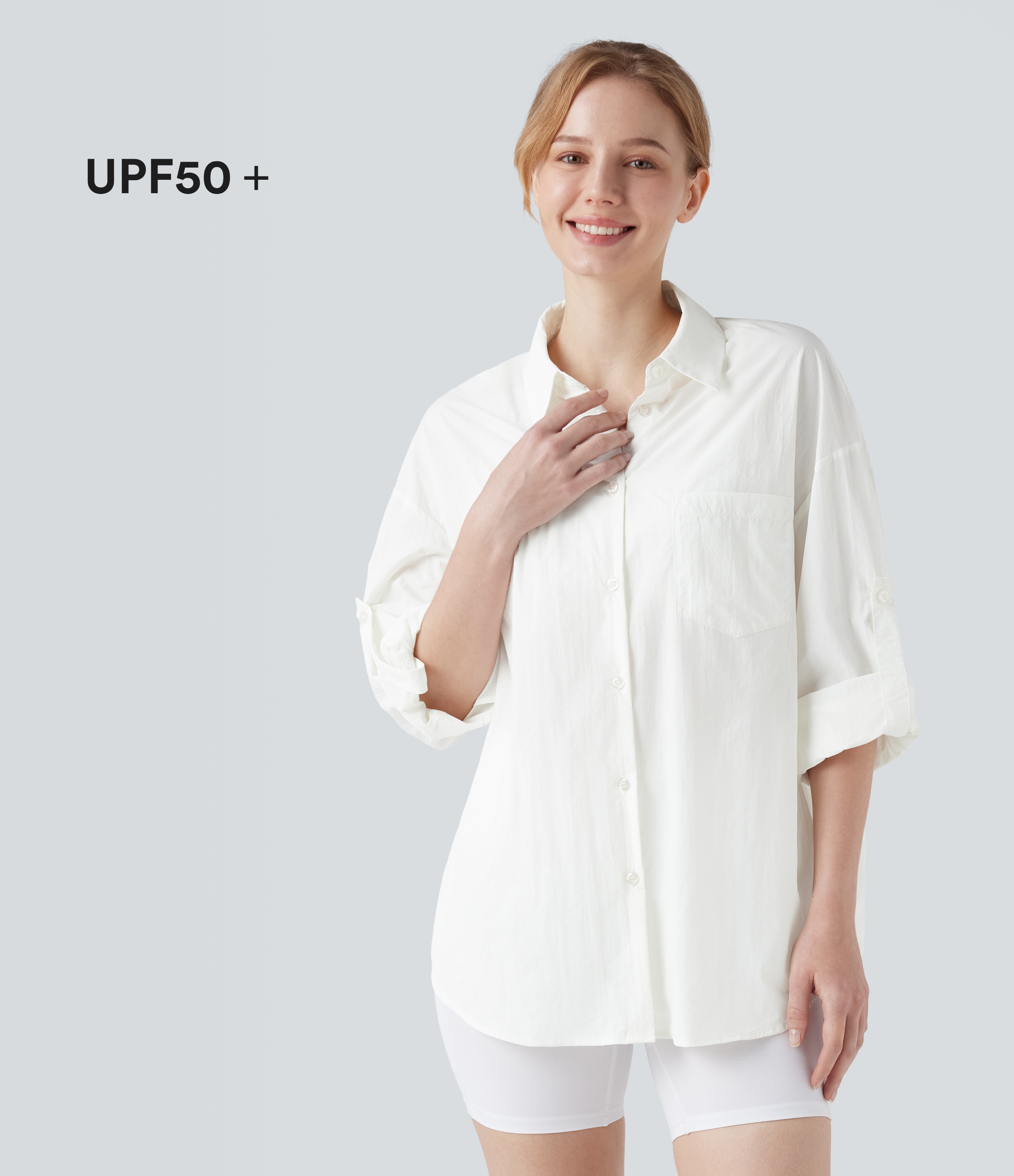 Chemise Randonnée REI Co-op Sahara Femme - Marron, Manches Longues, Taille GRANDE (L), Occasion