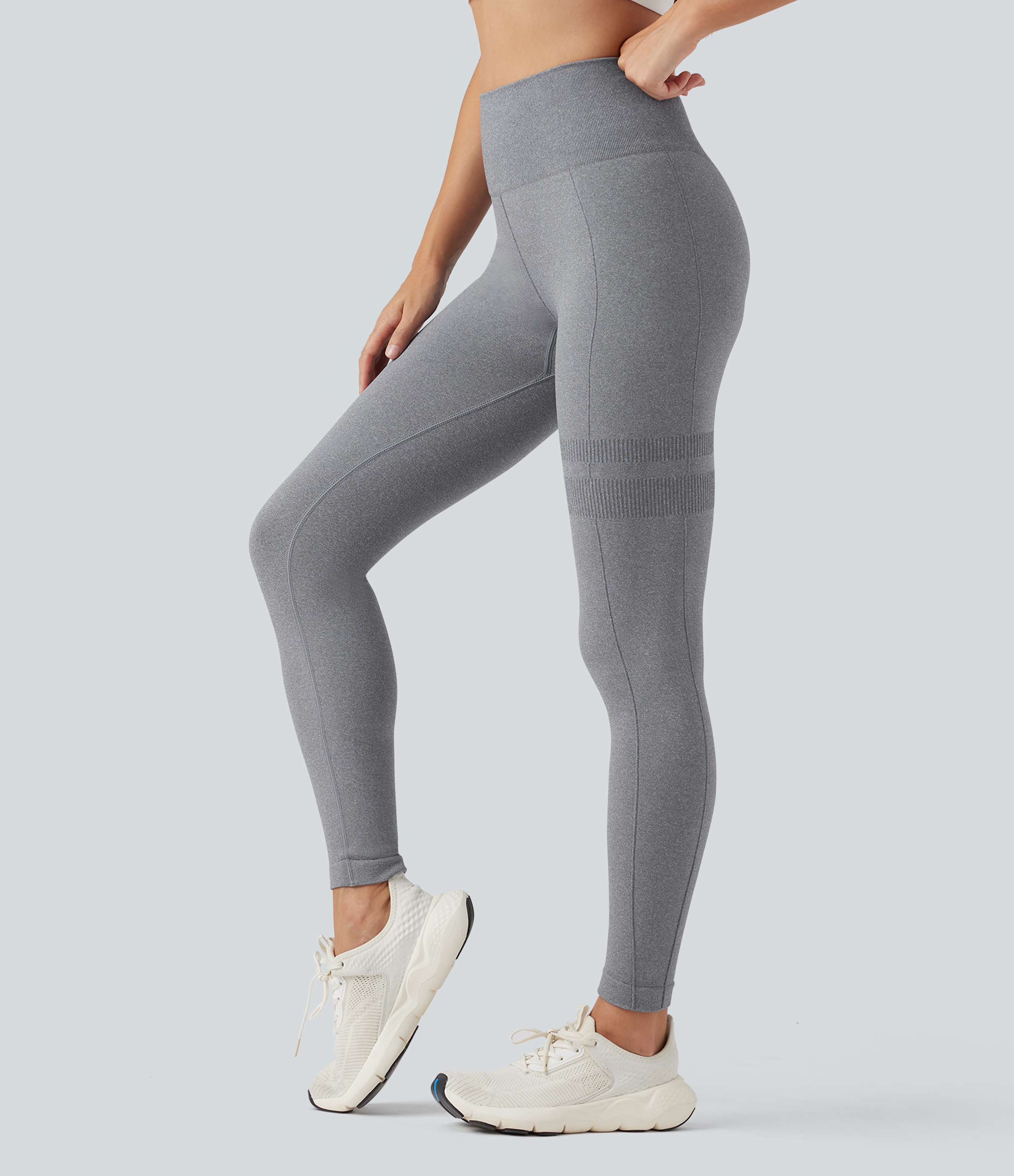 Yoga-Leggings mit hohem Bund, Booty-Scrunch und nahtlosem Flow