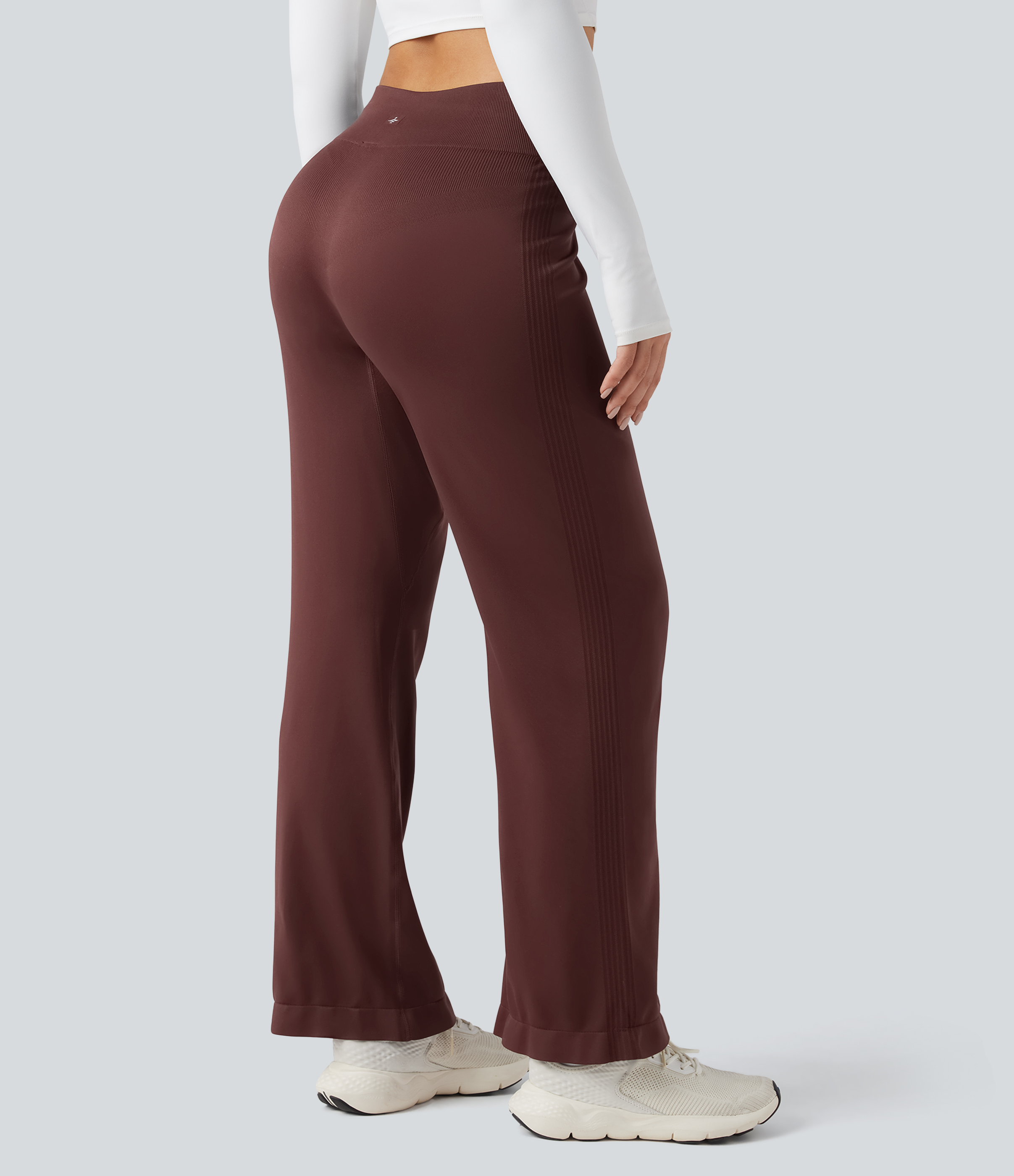 OneForm Seamless Flow High Waisted Straight Leg Yoga Pants