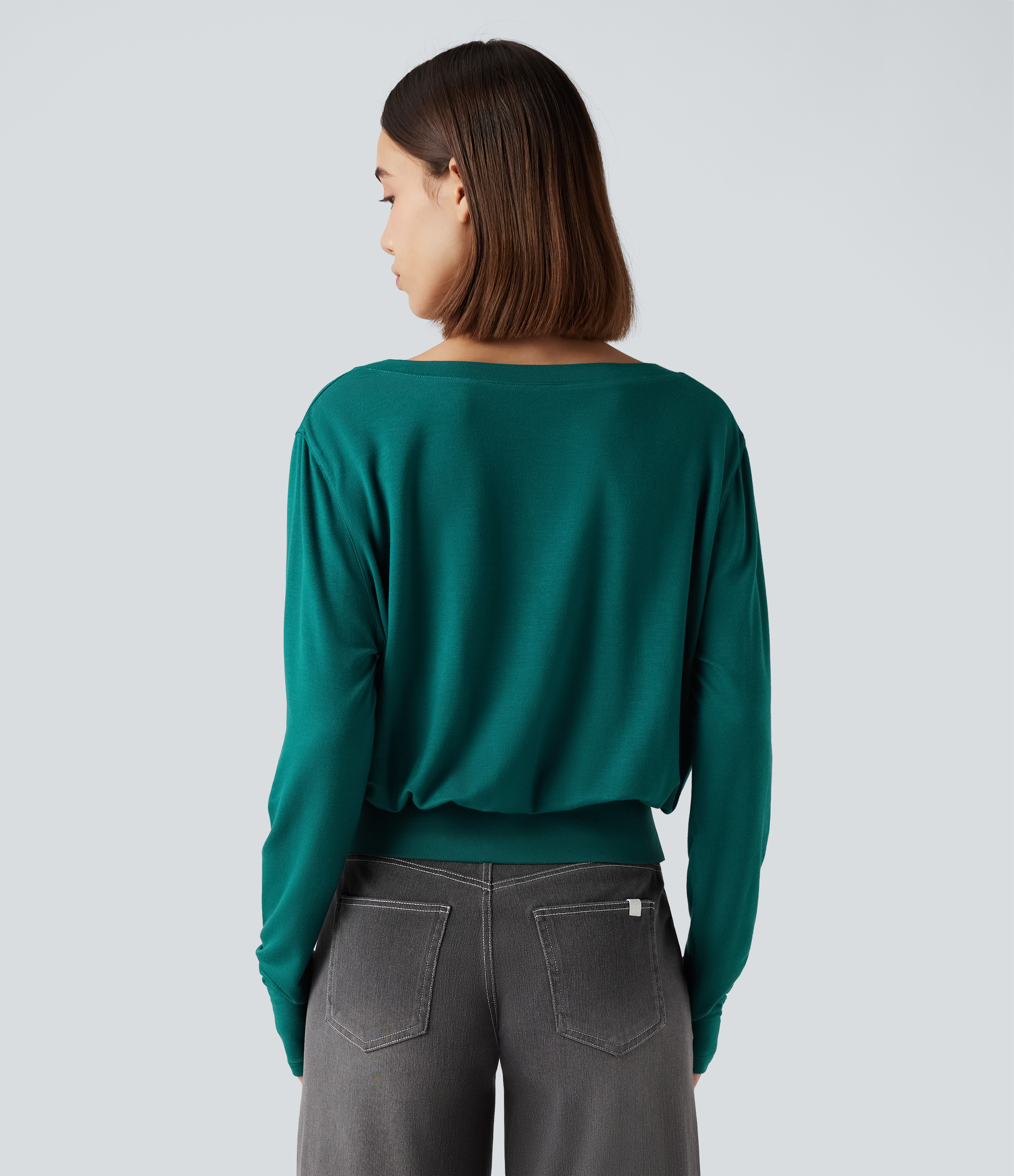 Storm V Neck Long Sleeve Casual Sweatshirt / 2