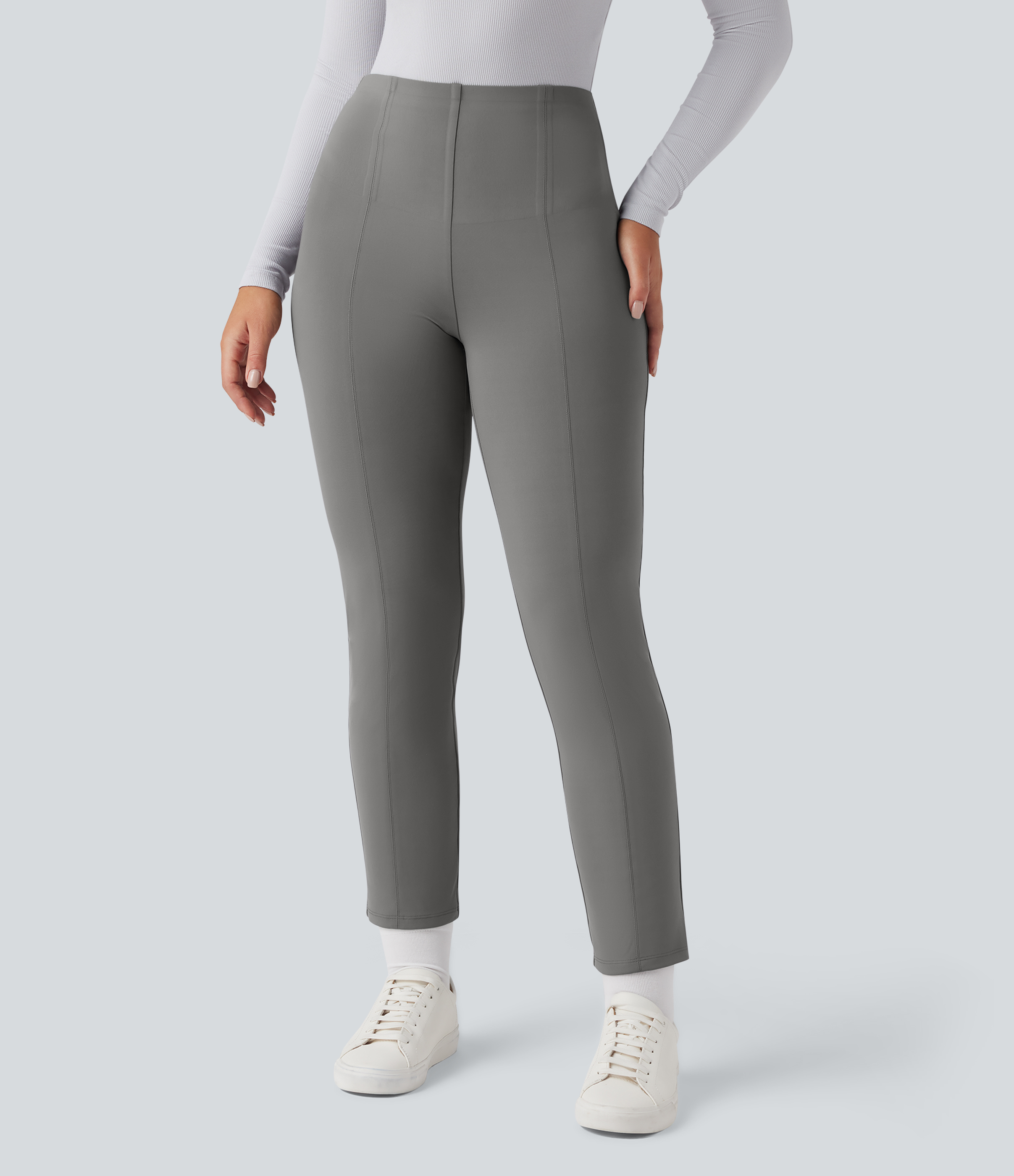 Halara Flex™ DayStretch High Waisted Tummy Control Slim Work Pants with Pockets