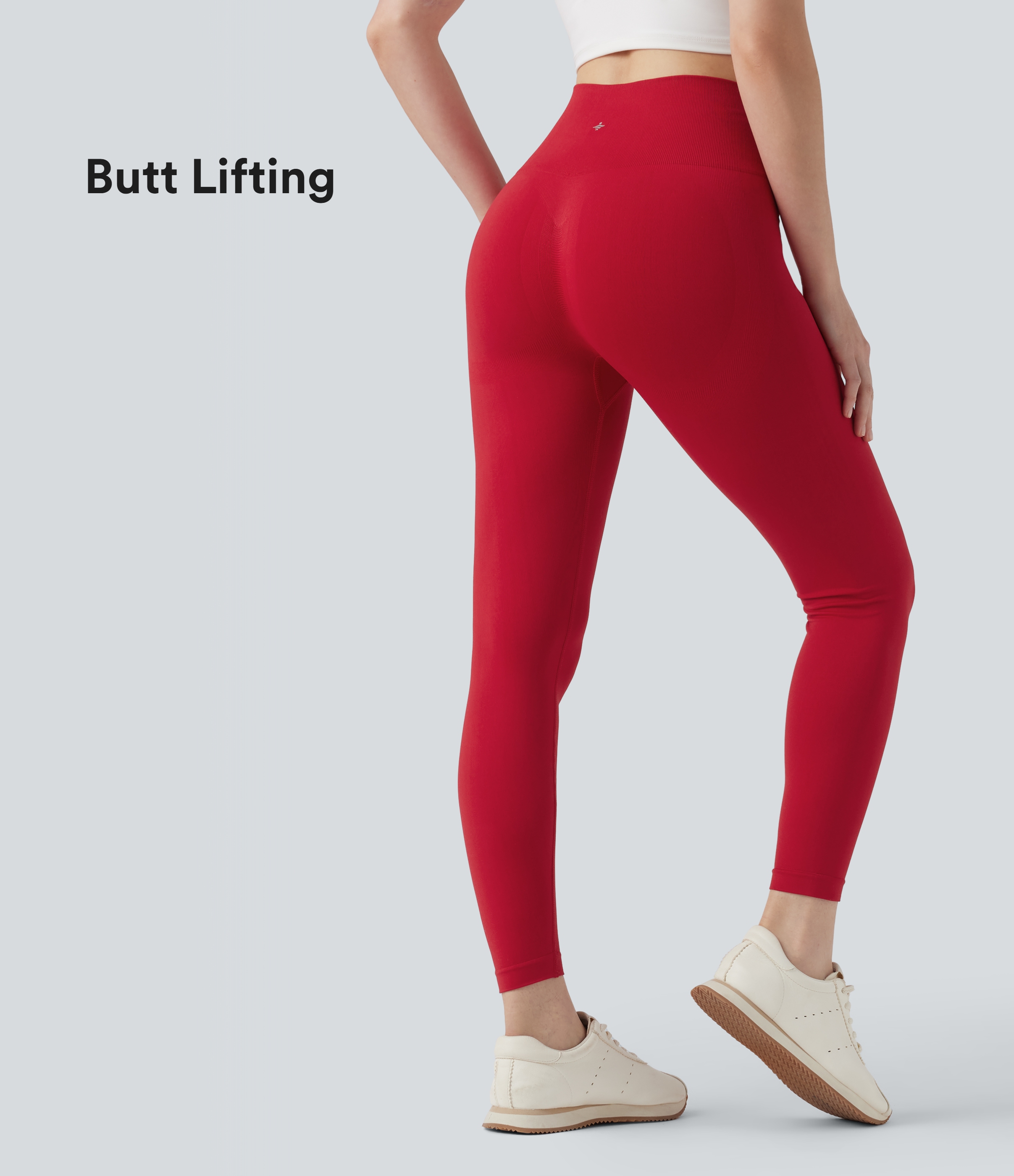 Seamless Flow High Waisted Butt Lifting Yoga 7/8 Leggings