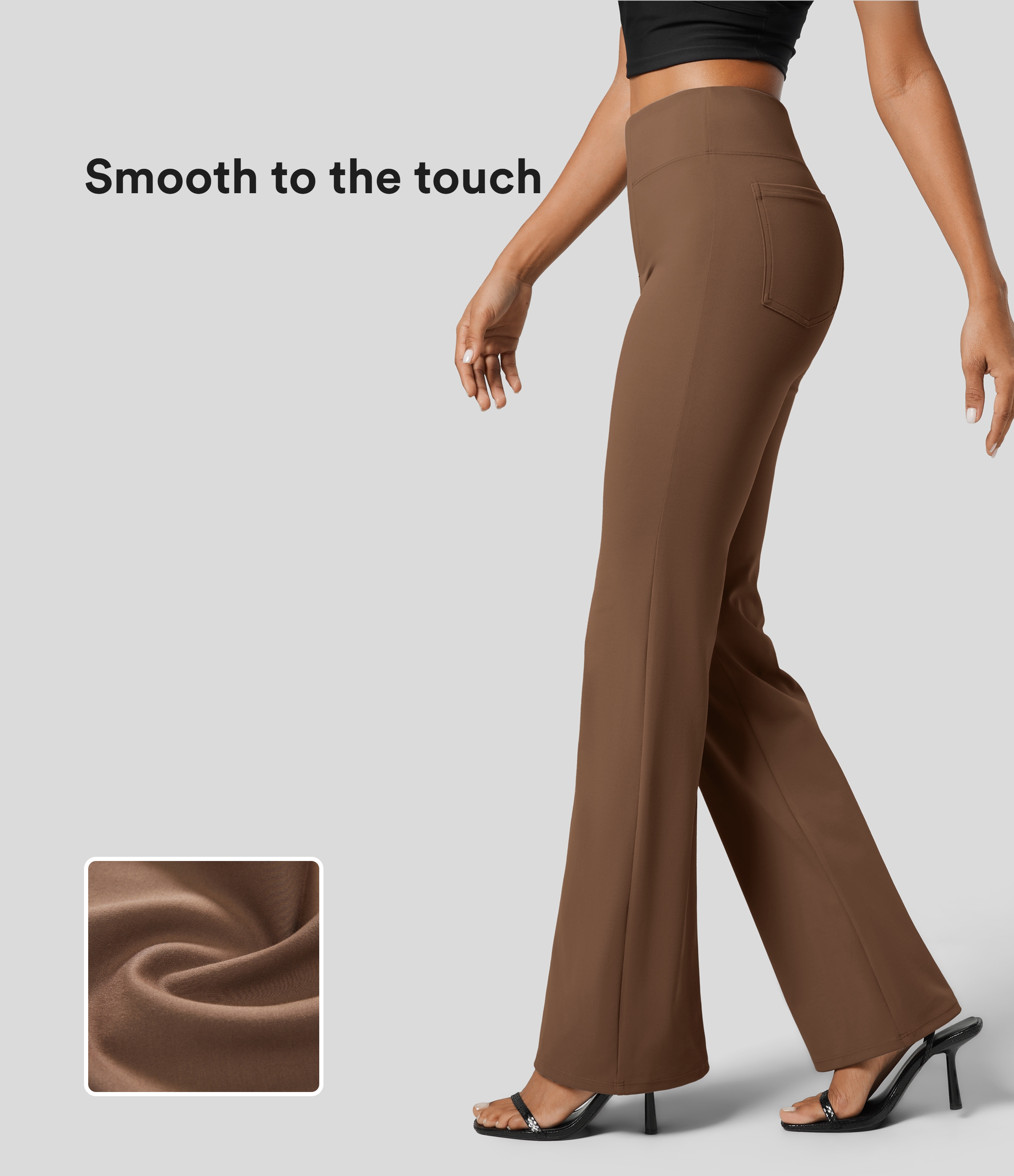 Apartment Three High-Waisted Flare スラックス Apartment Three（アパートメントスリー）の「Apartment Three - High