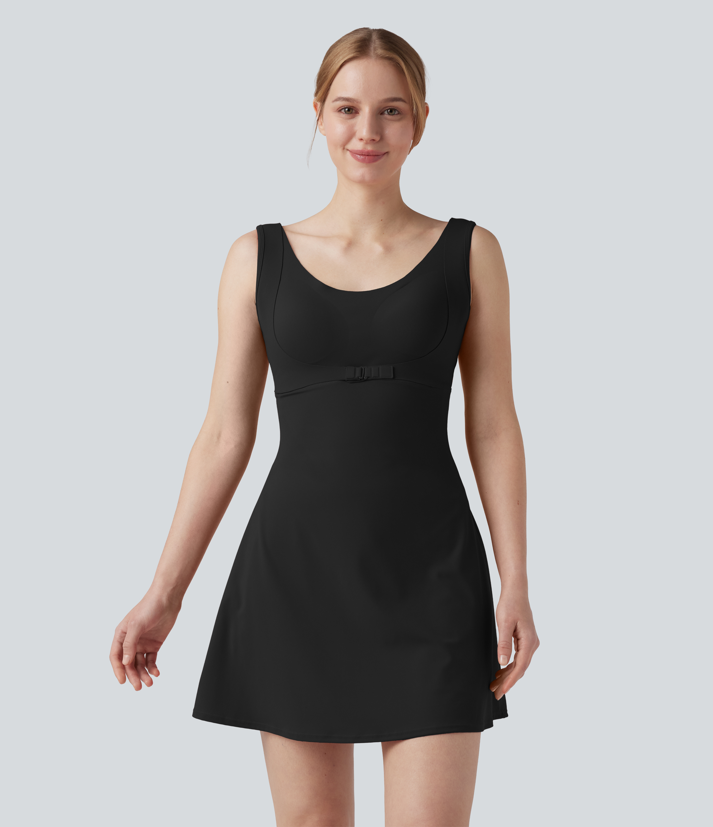 Halara UltraSculpt™ Push-Up 2-in-1 Mini Tennis Active Dress with Pockets-Easy Peezy Edition