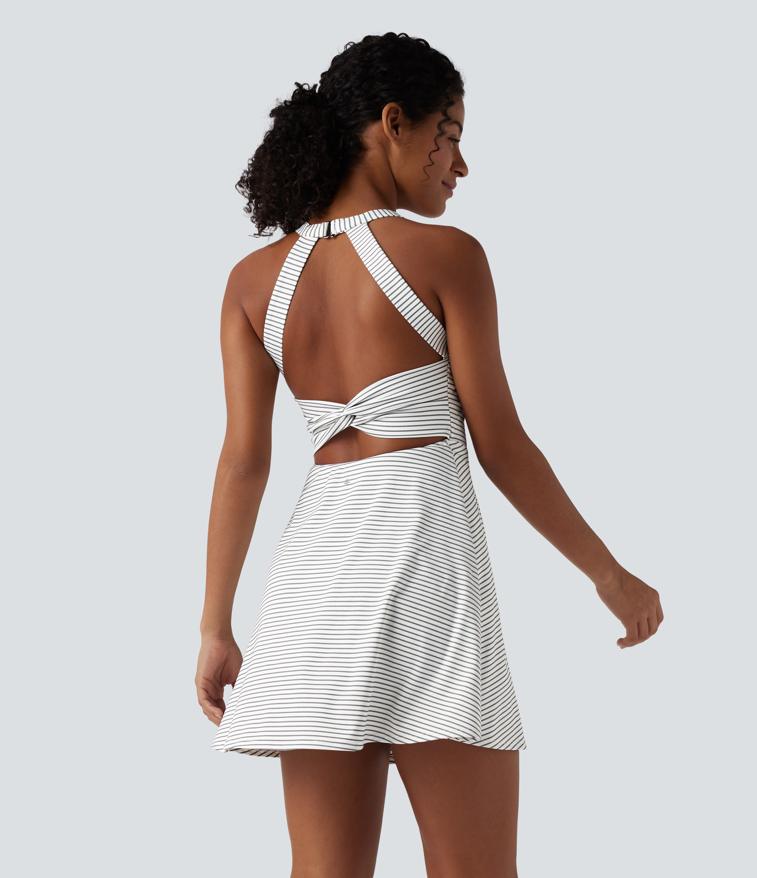 Zebra Ripple 2-in-1 Mini-Aktivkleid mit Streifen - Easy Peezy Edition / 2