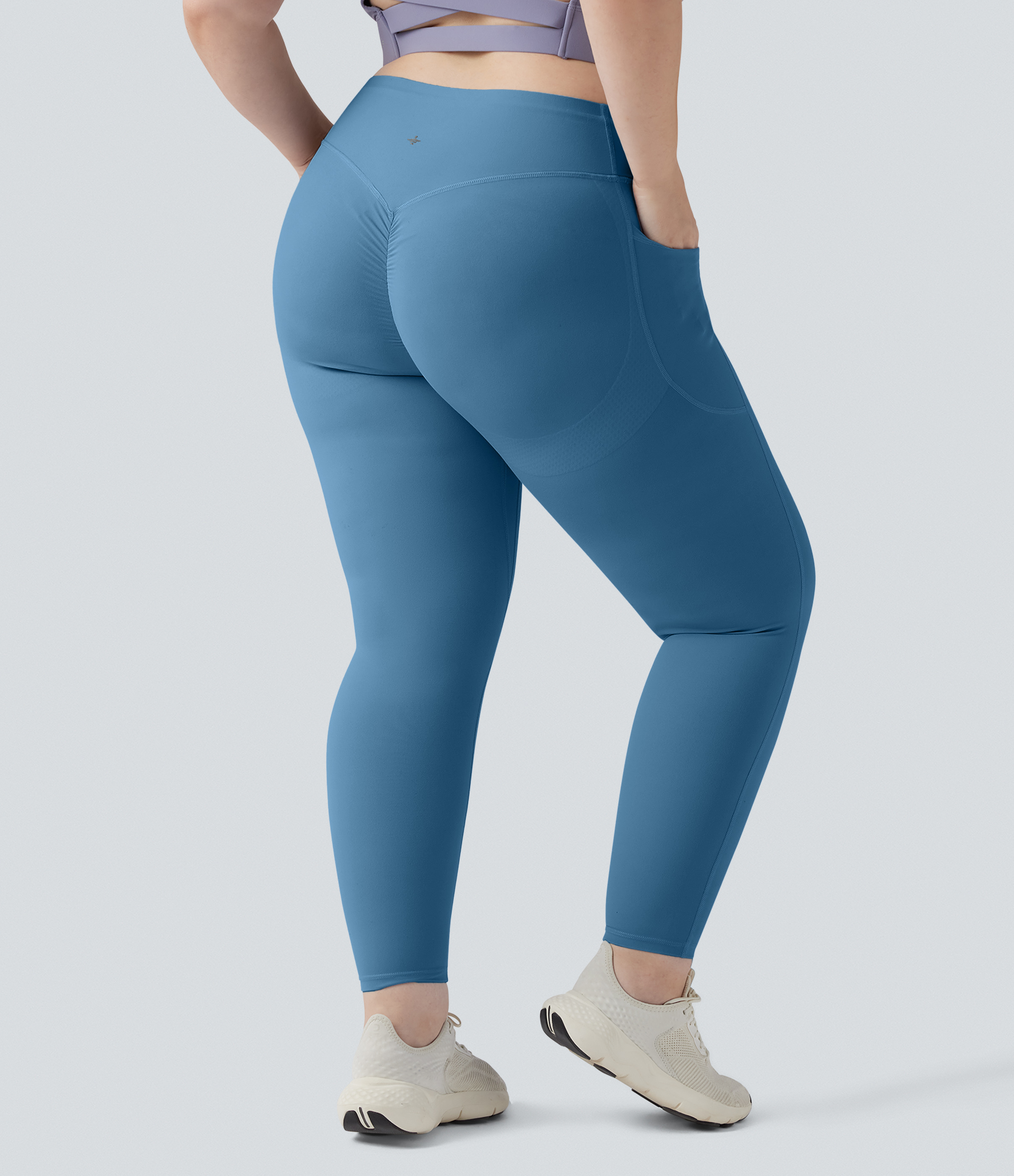 Halara UltraSculpt™ High Waisted Scrunch Butt Lifting Tummy Control Pocket Shaping Training Plus Size Leggings