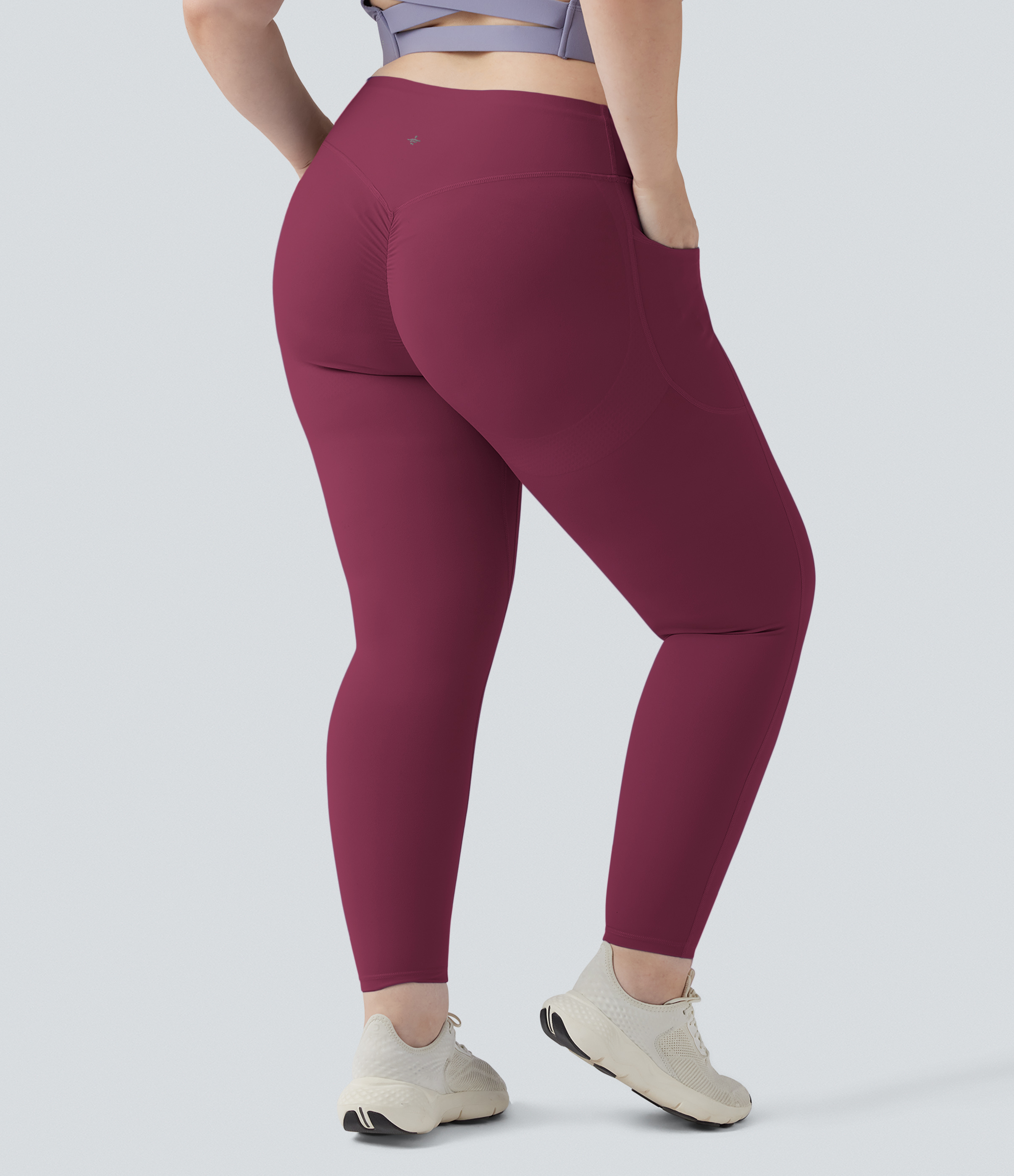 Halara UltraSculpt™ High Waisted Scrunch Butt Lifting Tummy Control Pocket Shaping Training Plus Size Leggings