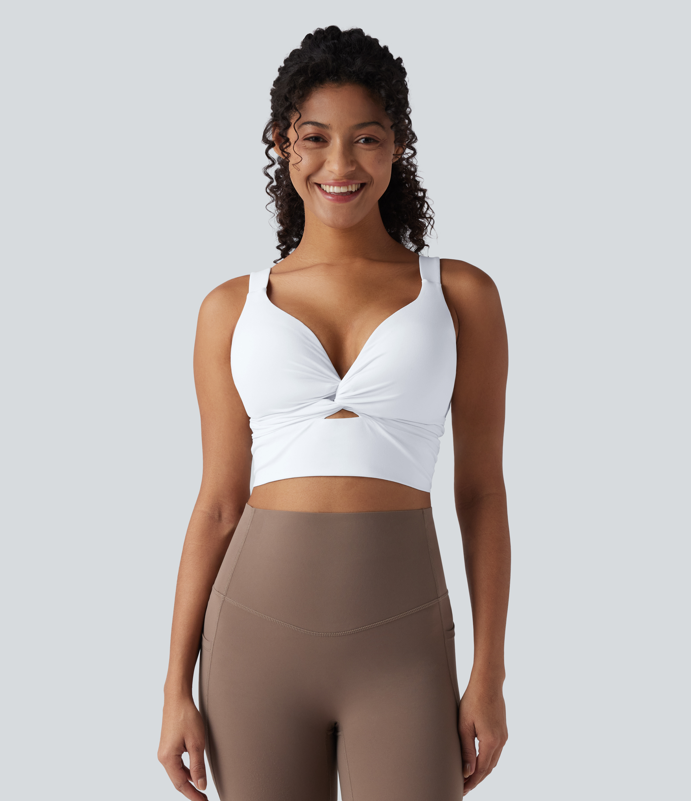 Halara UltraSculpt™ Low Support Push-Up Yoga Sports Bra DD-F Cups