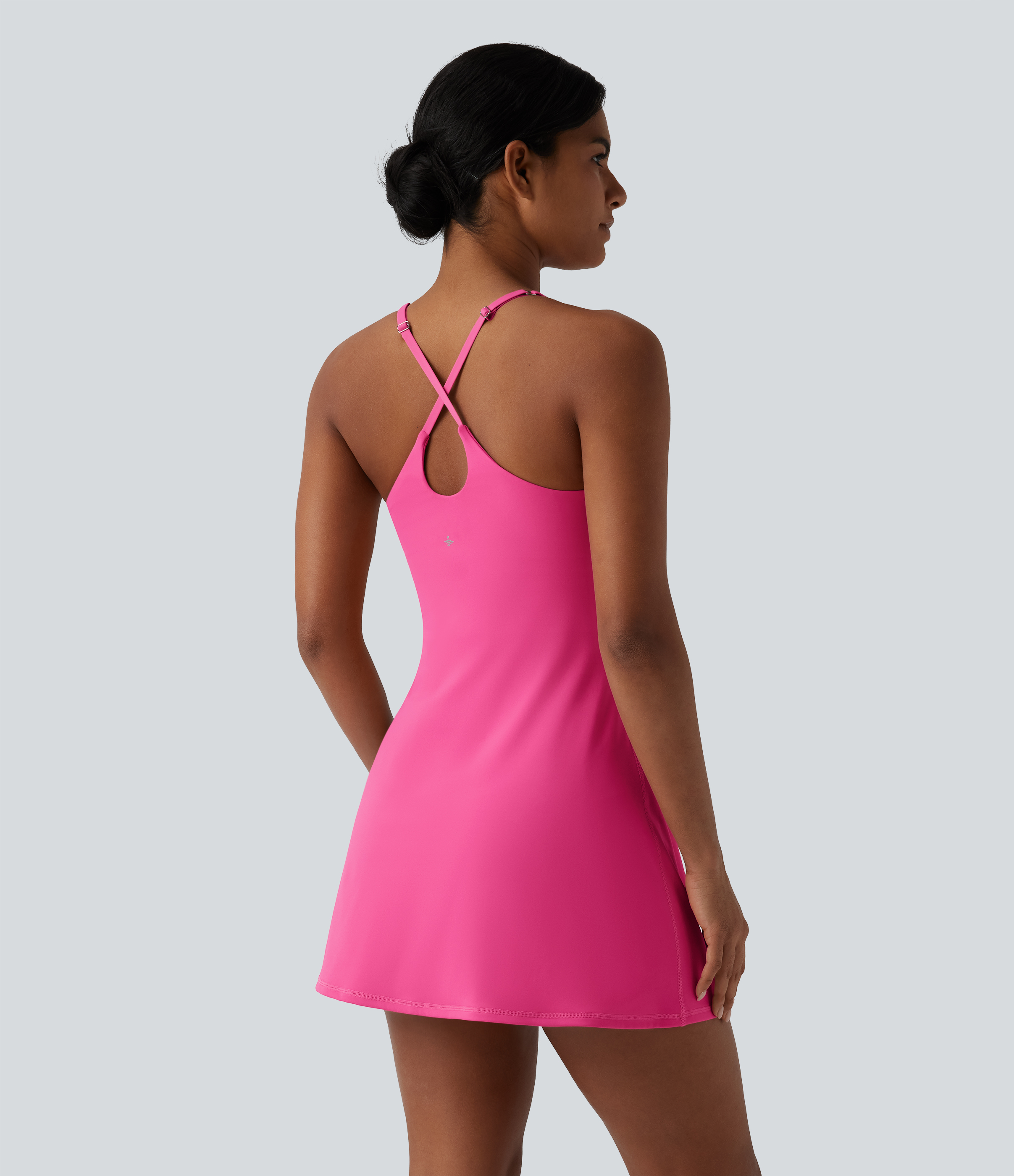 Fuchsia Purple Softlyzero™ Plush - Aktivkleid mit Seitentaschen und Bauchkontrolle - Easy Peezy Edition / 2
